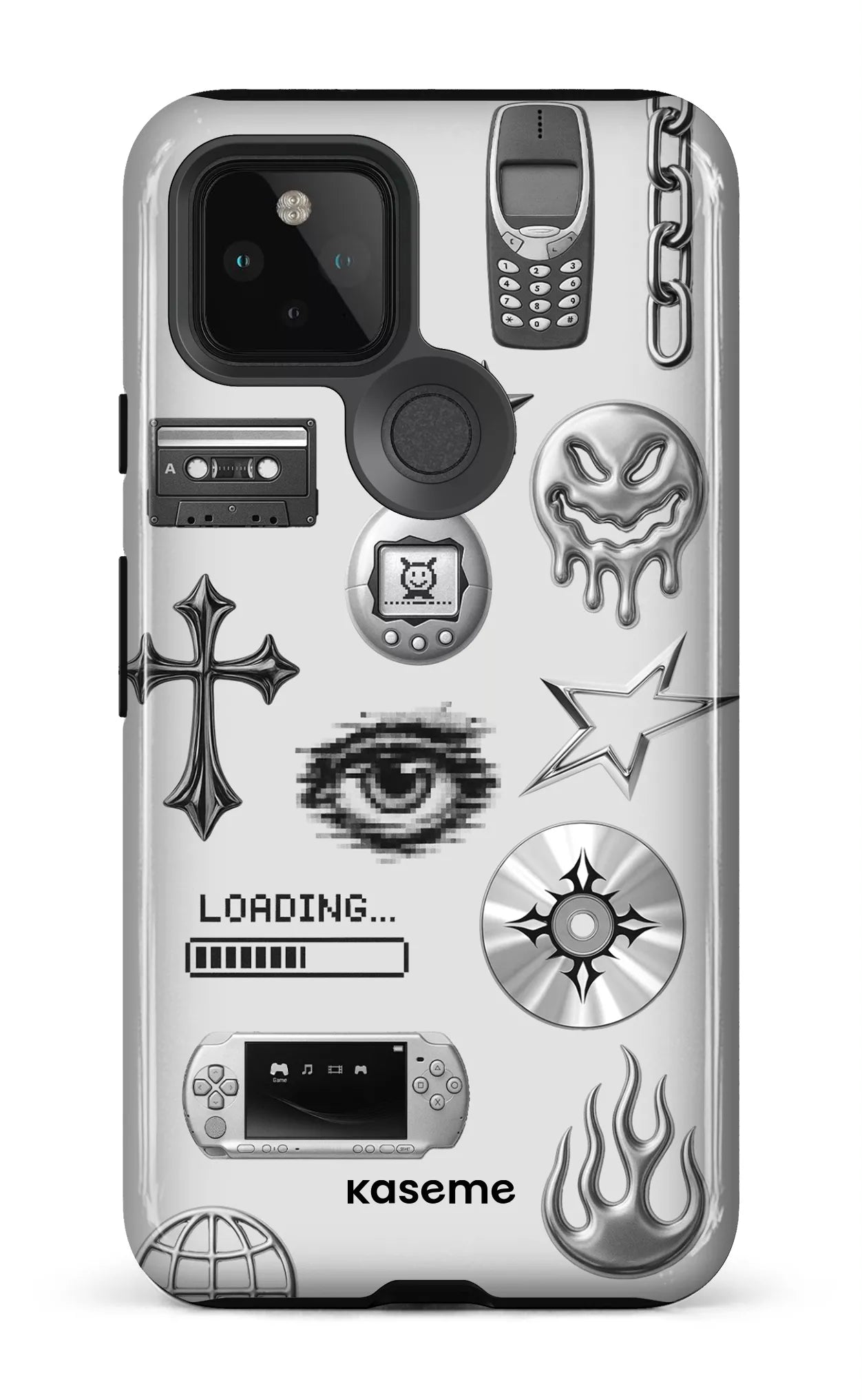 Google Pixel 5 Tough Chrome -