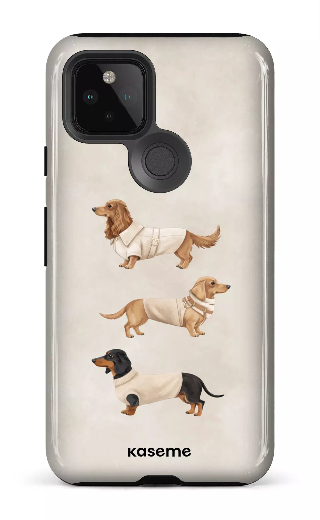 Google Pixel 5 Tough Doxies Club Beige -