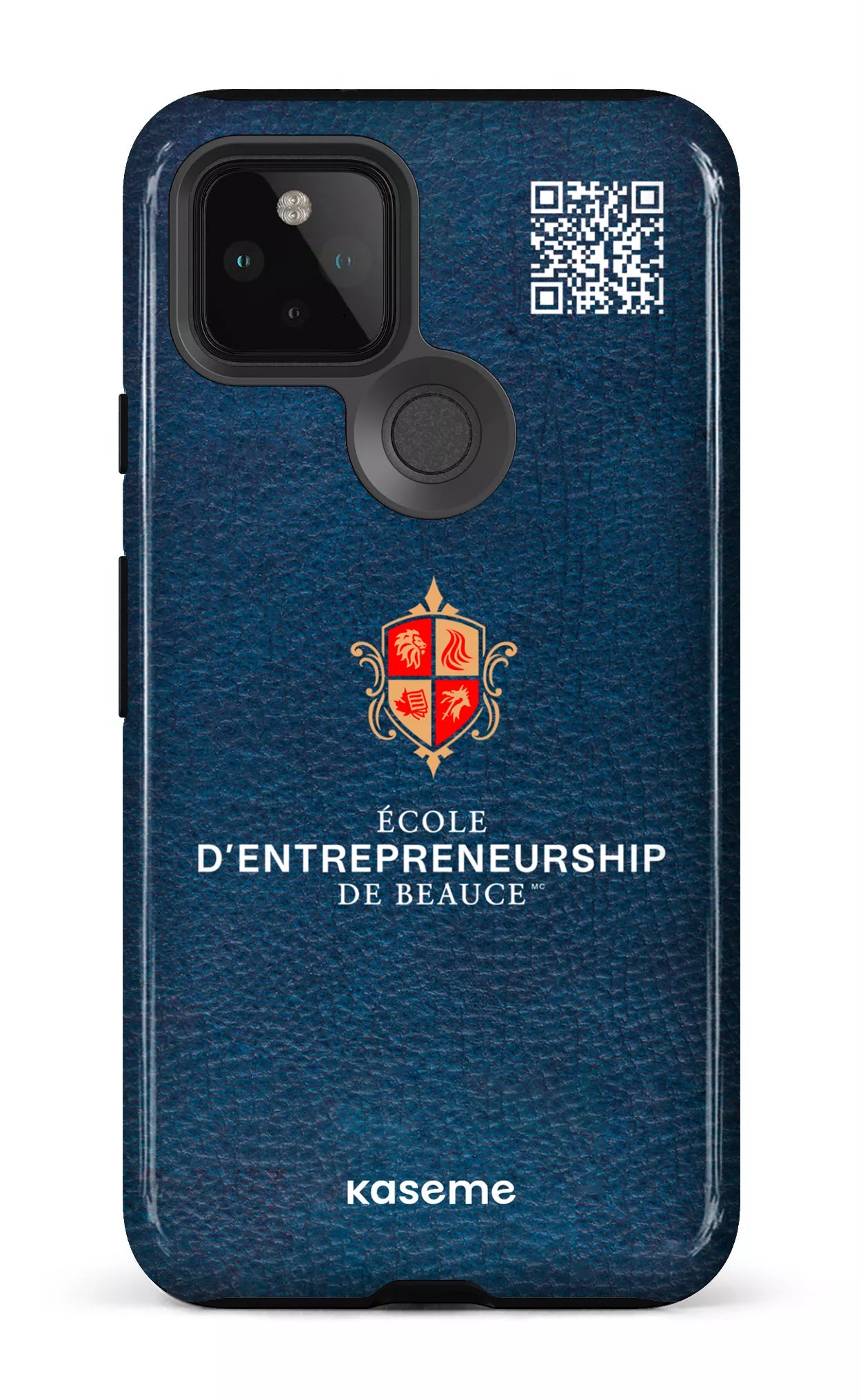 Google Pixel 5 Tough EEB Bleu QR -