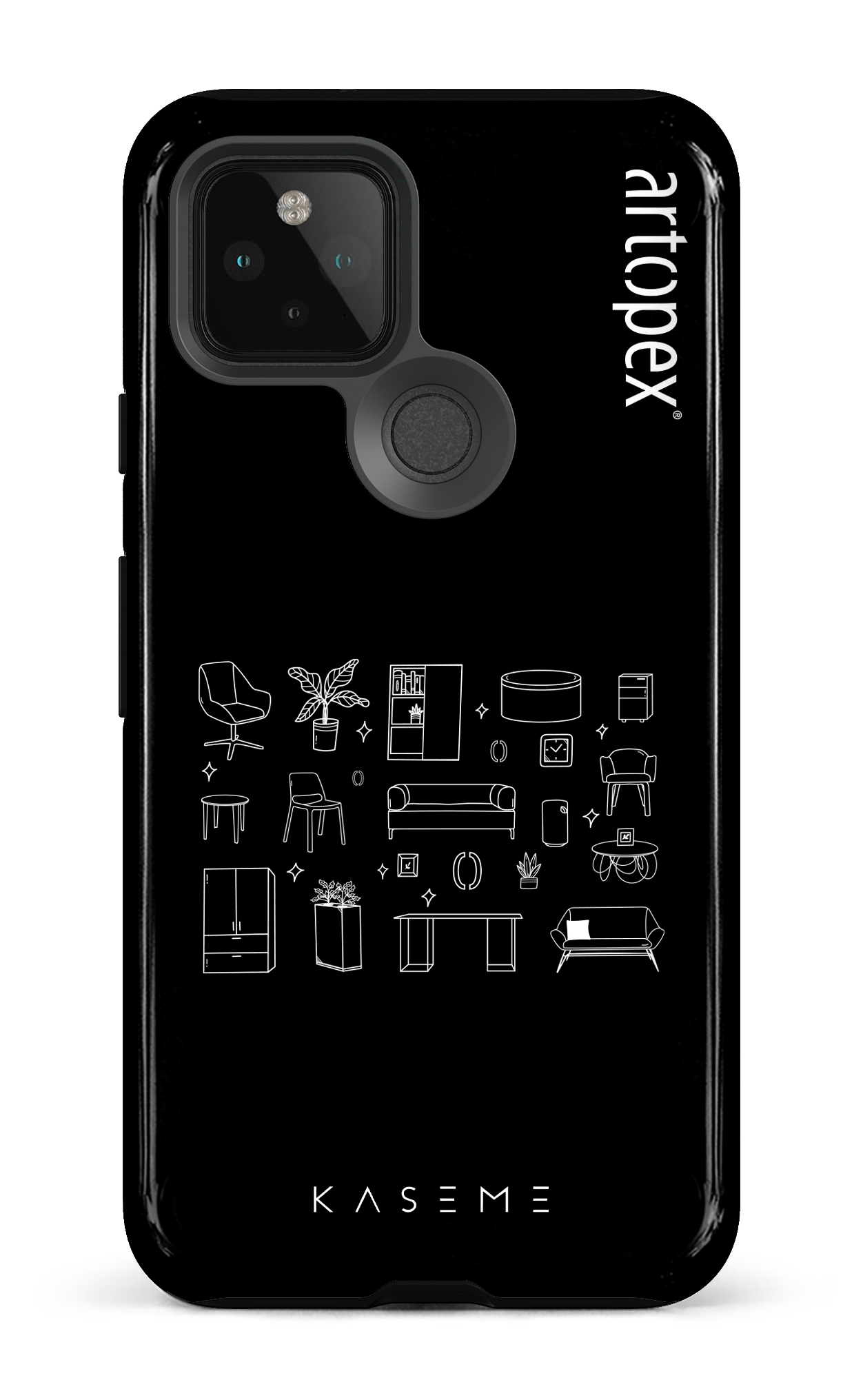 Google Pixel 5 Tough L'essentiel noir par Artopex -