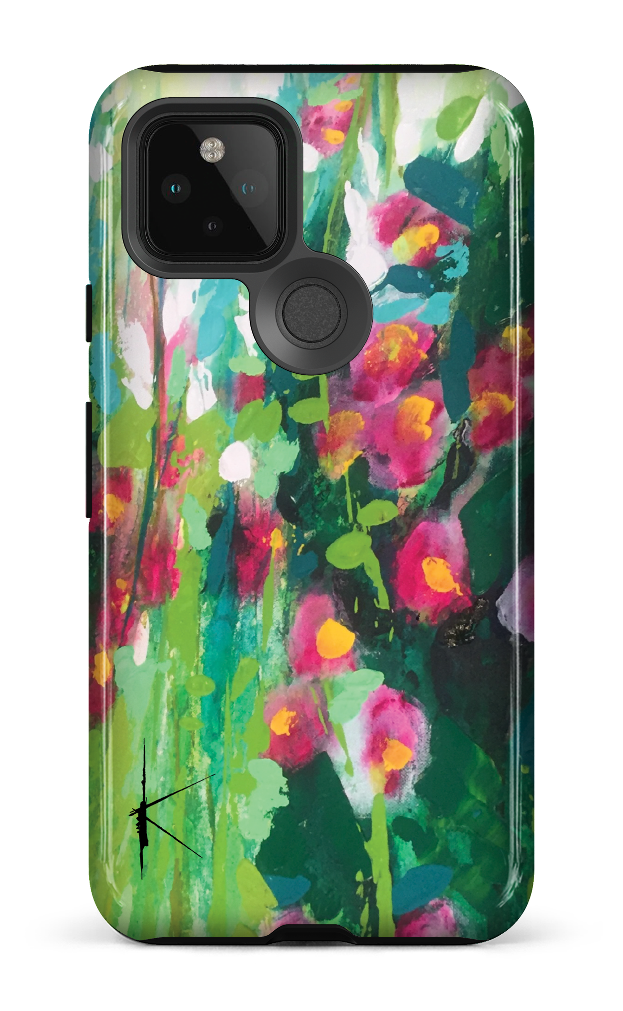 Google Pixel 5 Tough La Rose Trémière par Kristine Girard -