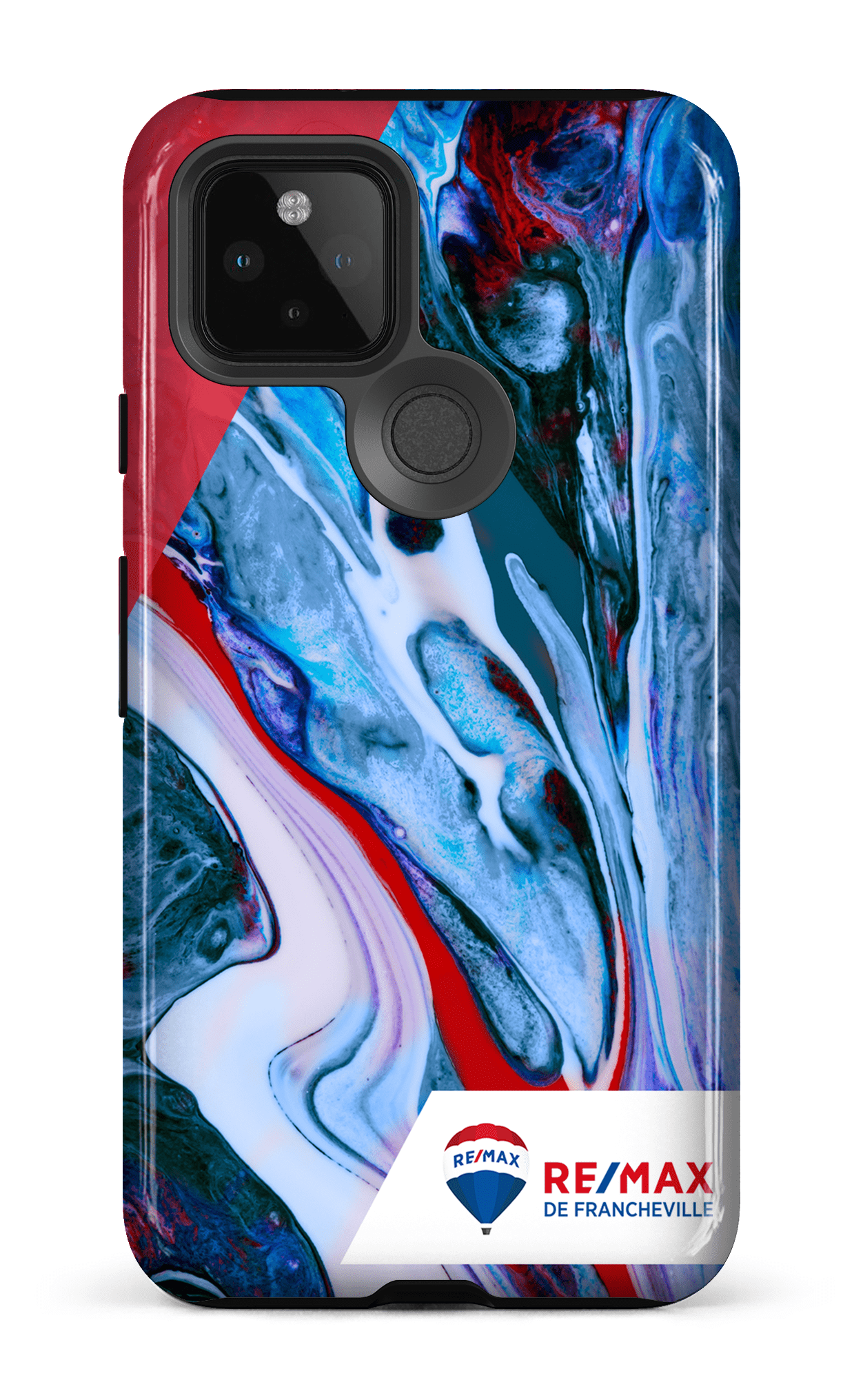 Google Pixel 5 Tough Peinture marbrée claire de Francheville -