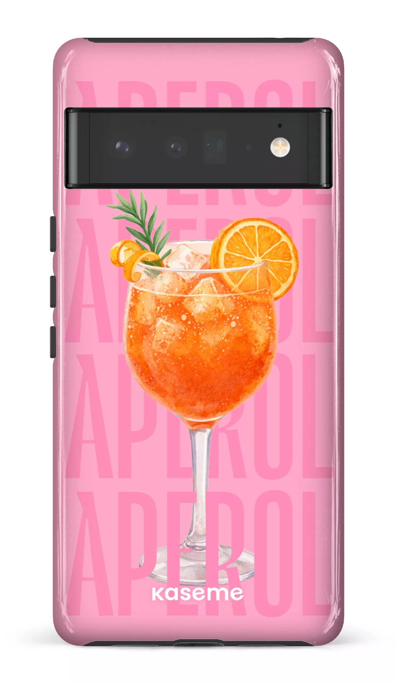 Google Pixel 6 Pro Tough (Gloss) Aperol Sunset Pink -