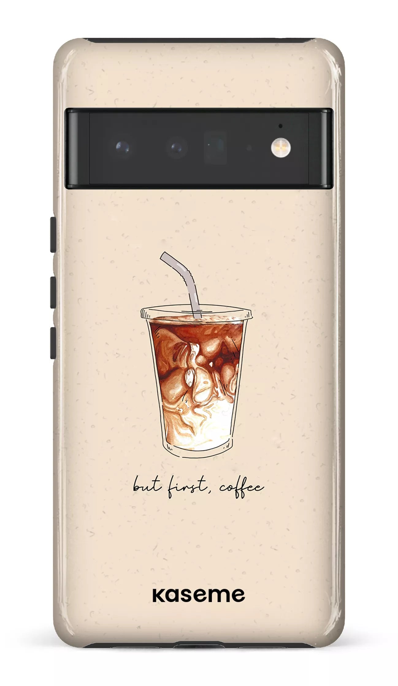 Google Pixel 6 Pro Tough (Gloss) But first, coffee -