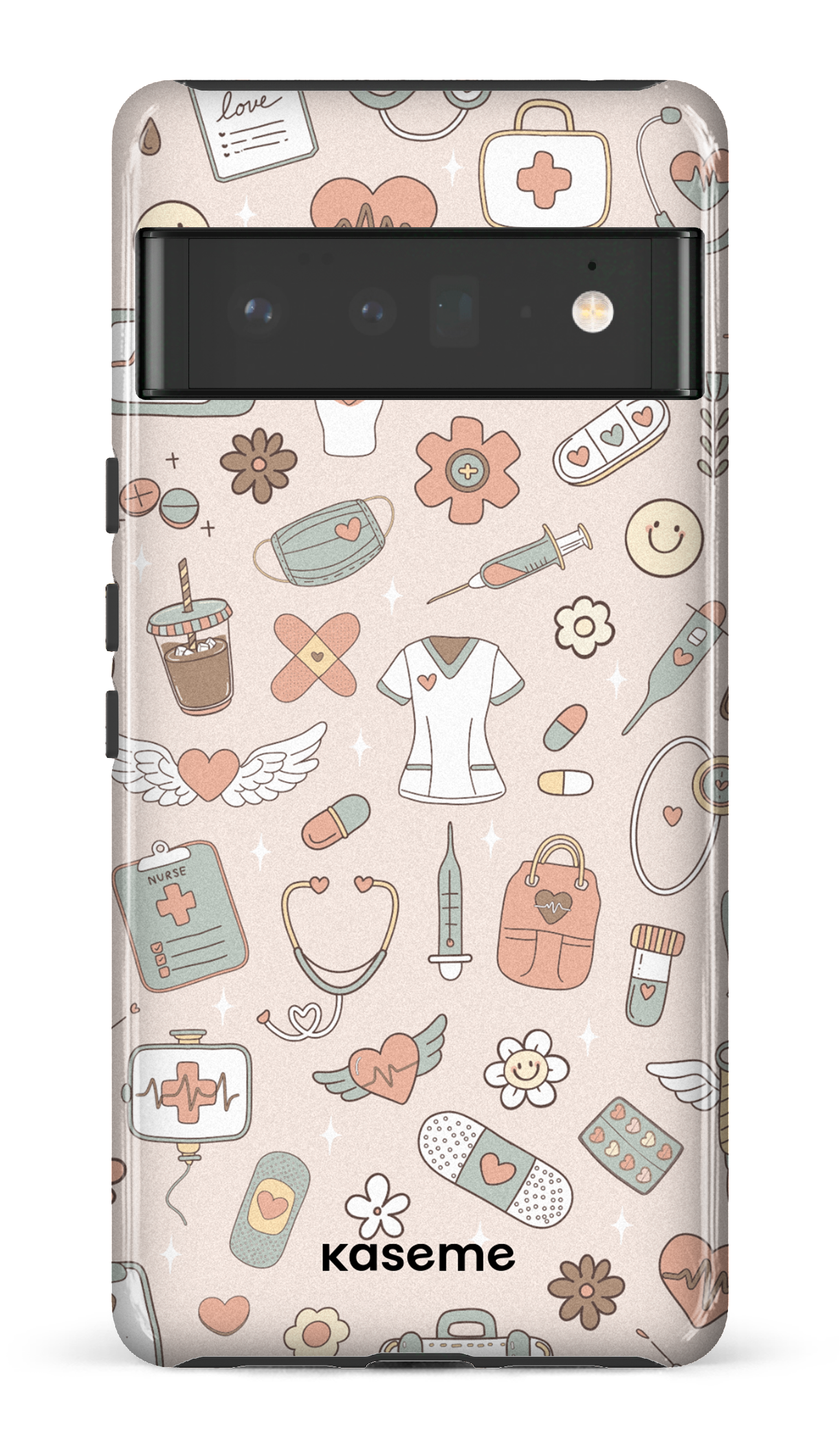Google Pixel 6 Pro Tough (Gloss) Code Beige -