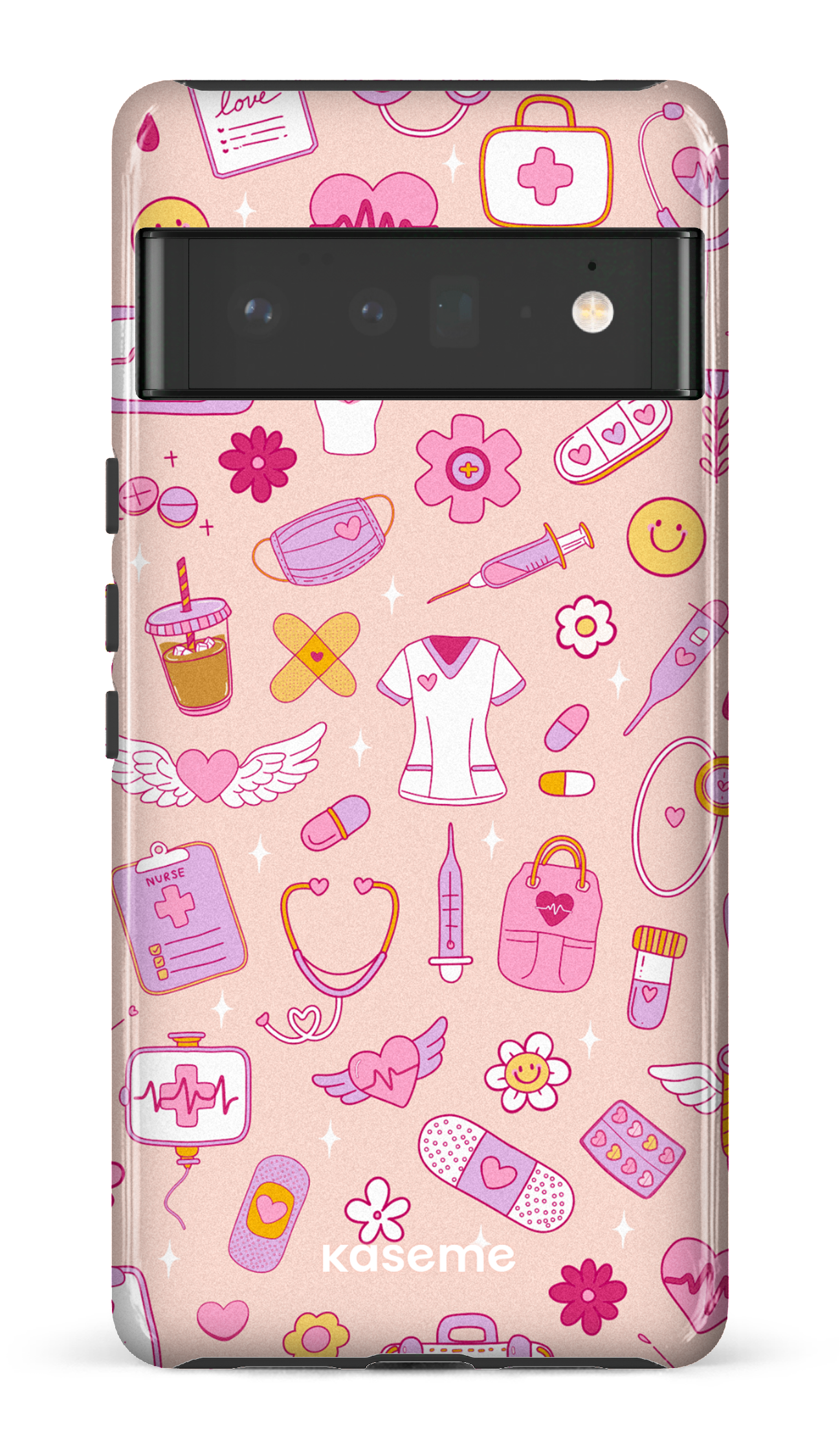 Google Pixel 6 Pro Tough (Gloss) Code Pink -