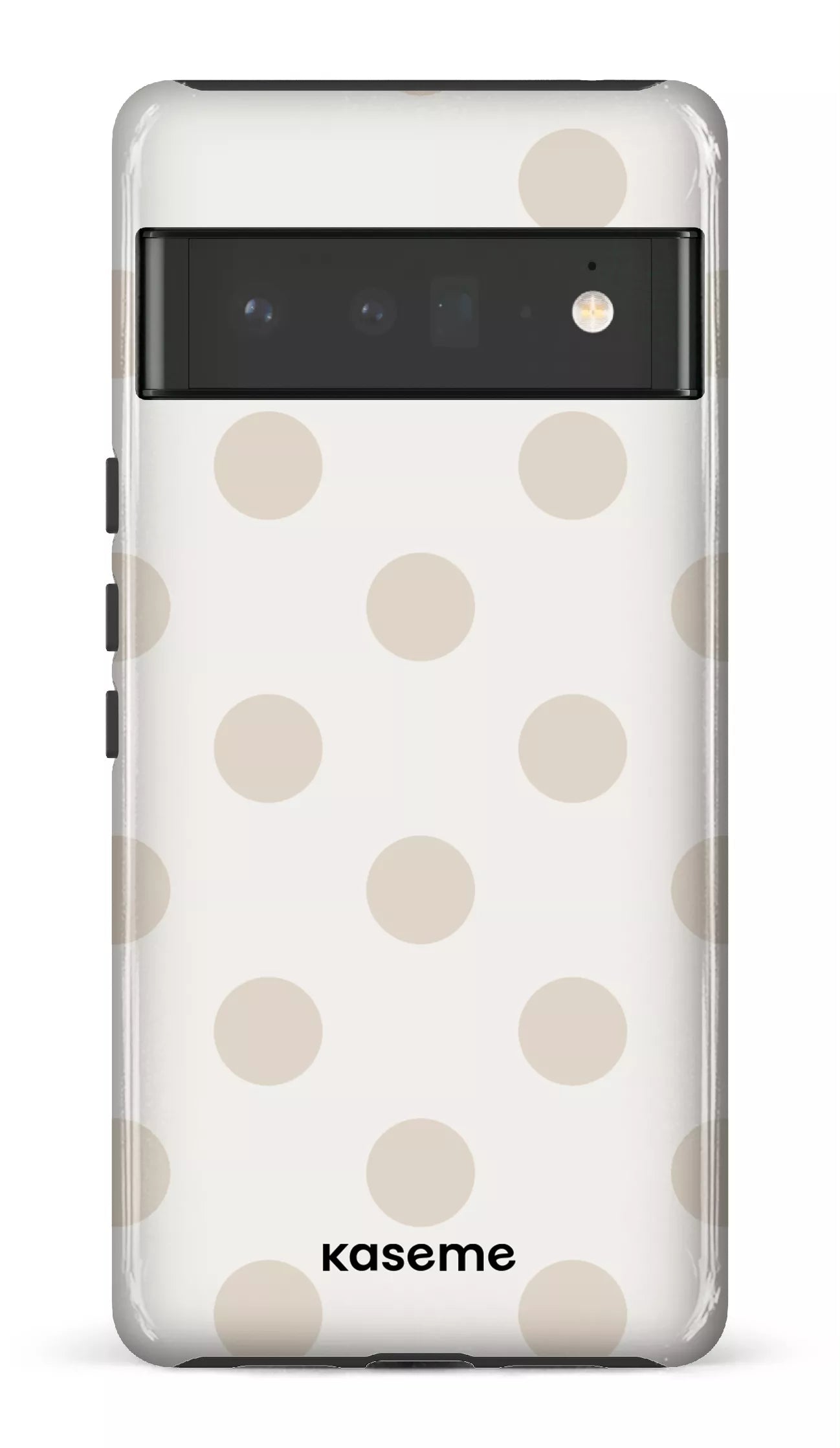 Google Pixel 6 Pro Tough (Gloss) Couture Beige & White -