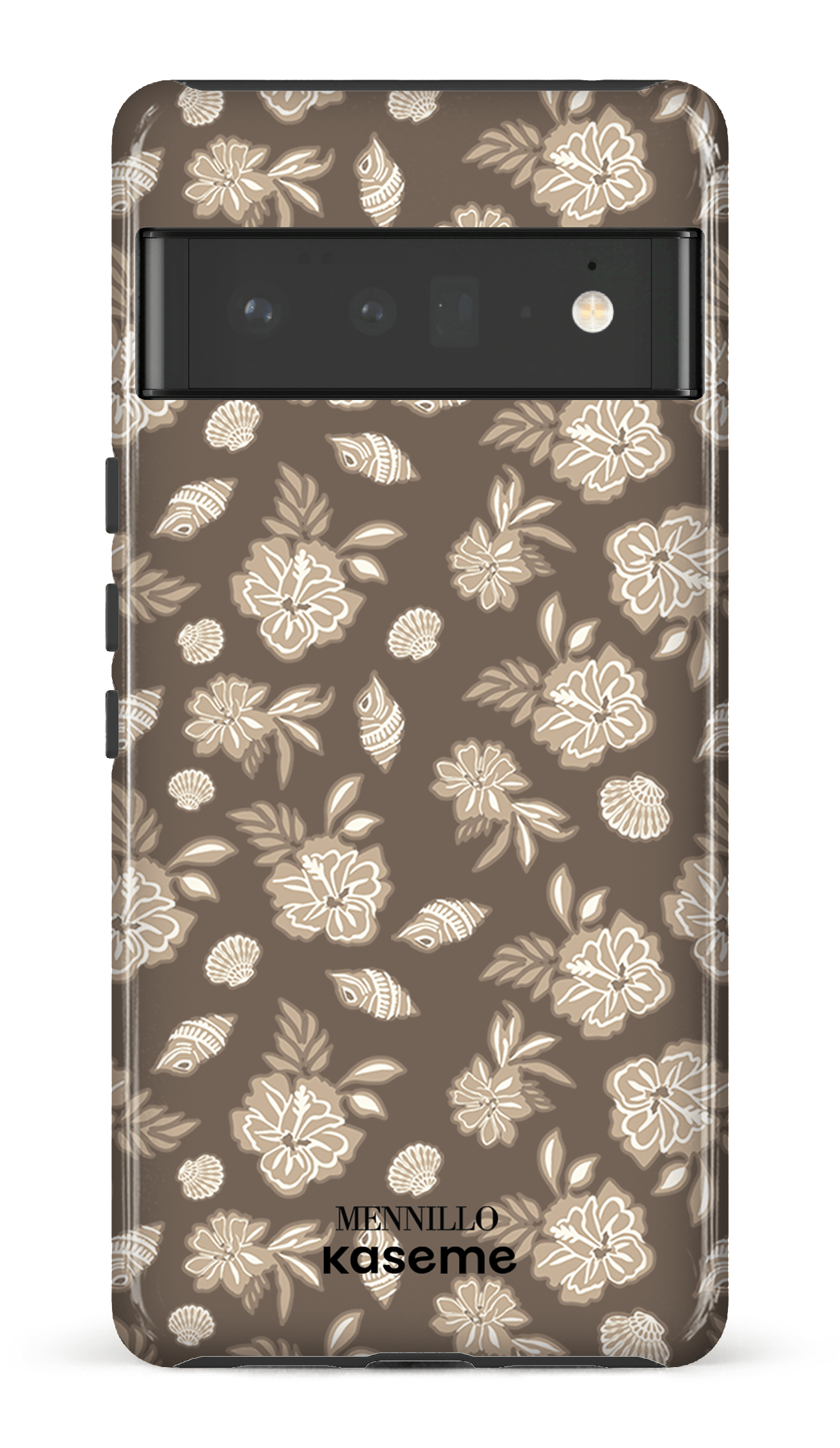 Google Pixel 6 Pro Tough (Gloss) Floral Cream -