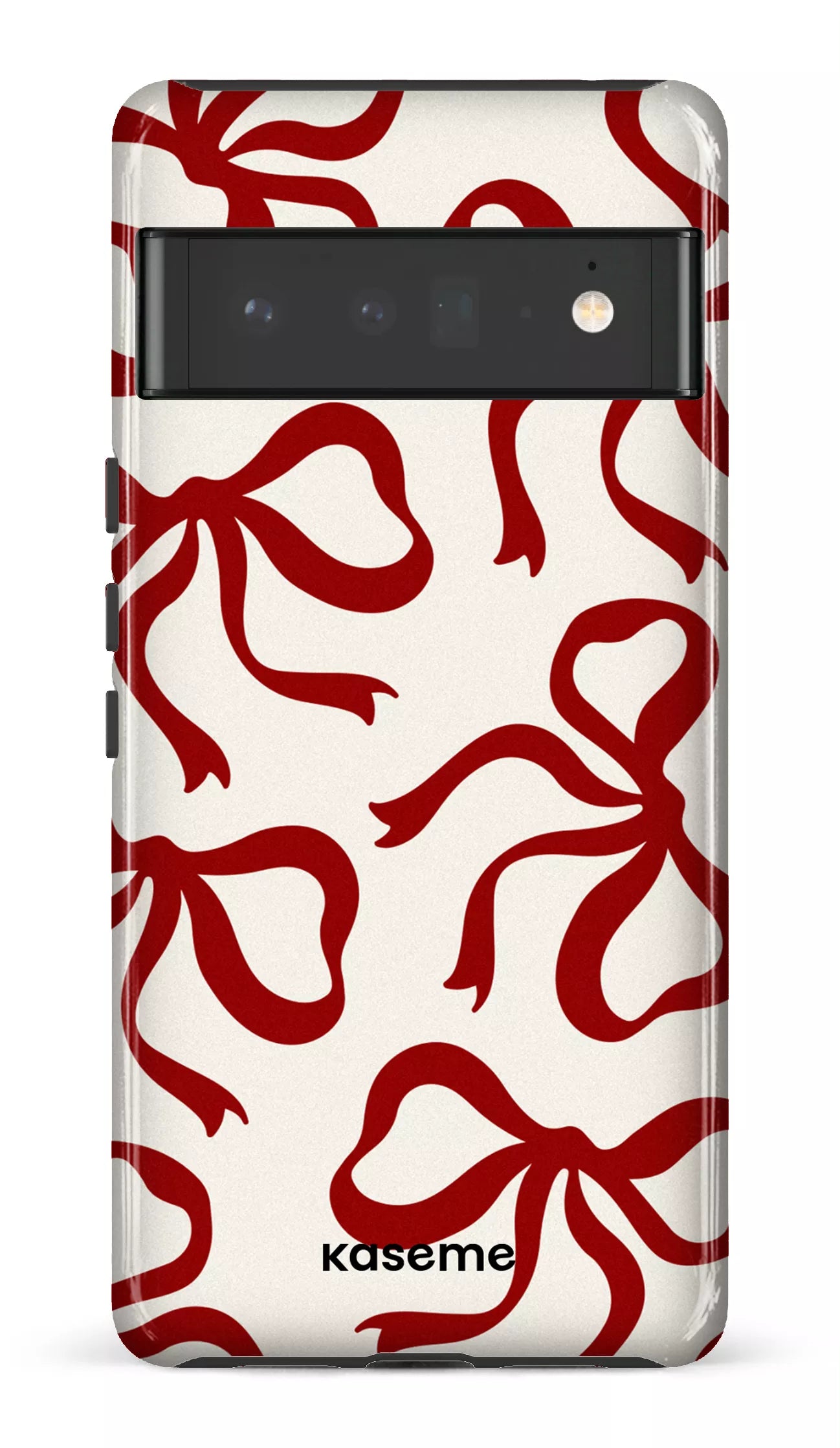 Google Pixel 6 Pro Tough (Gloss) Lace Burgundy -