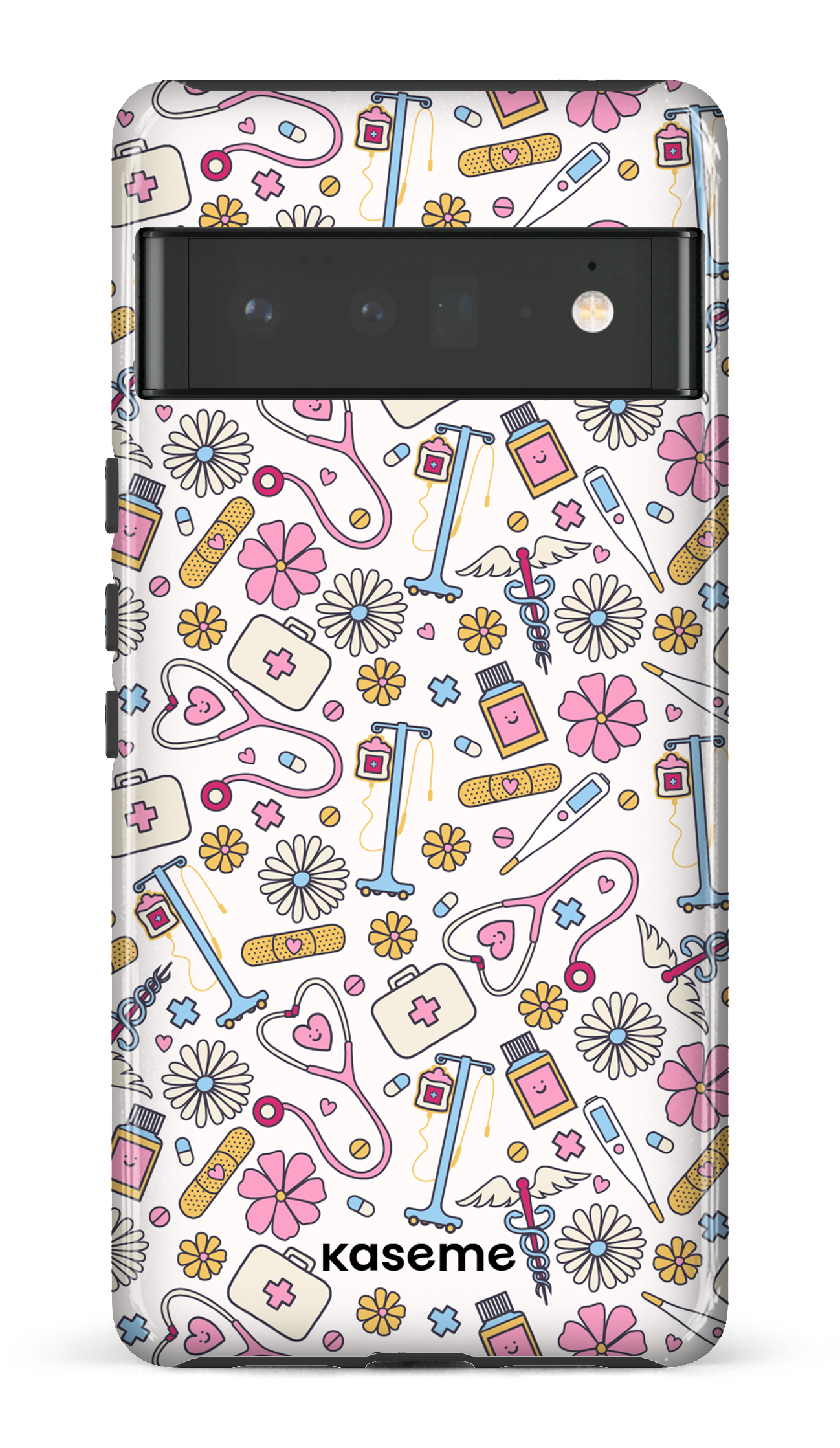 Google Pixel 6 Pro Tough (Gloss) Remedy Pink -