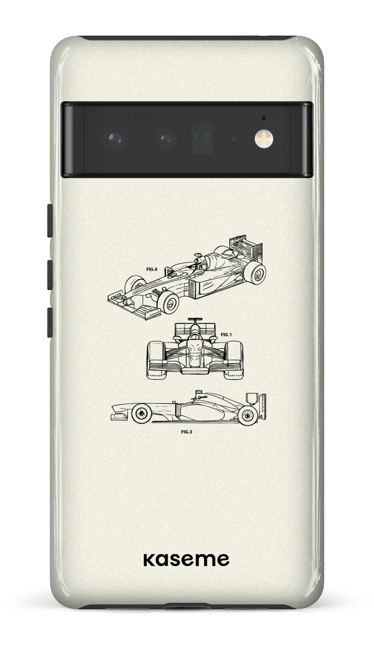 Google Pixel 6 Pro Tough (Gloss) Sport Car White -