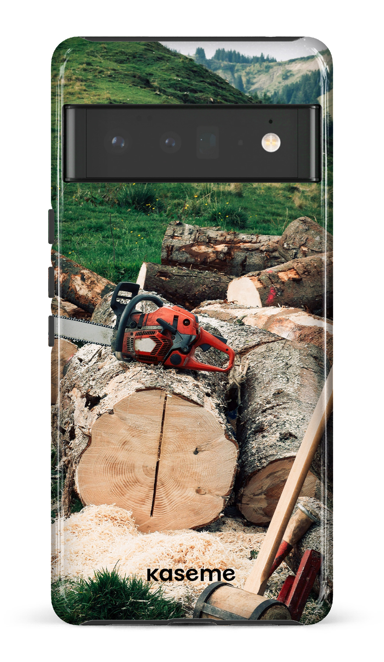 Google Pixel 6 Pro Tough (Gloss) Timber Cut -
