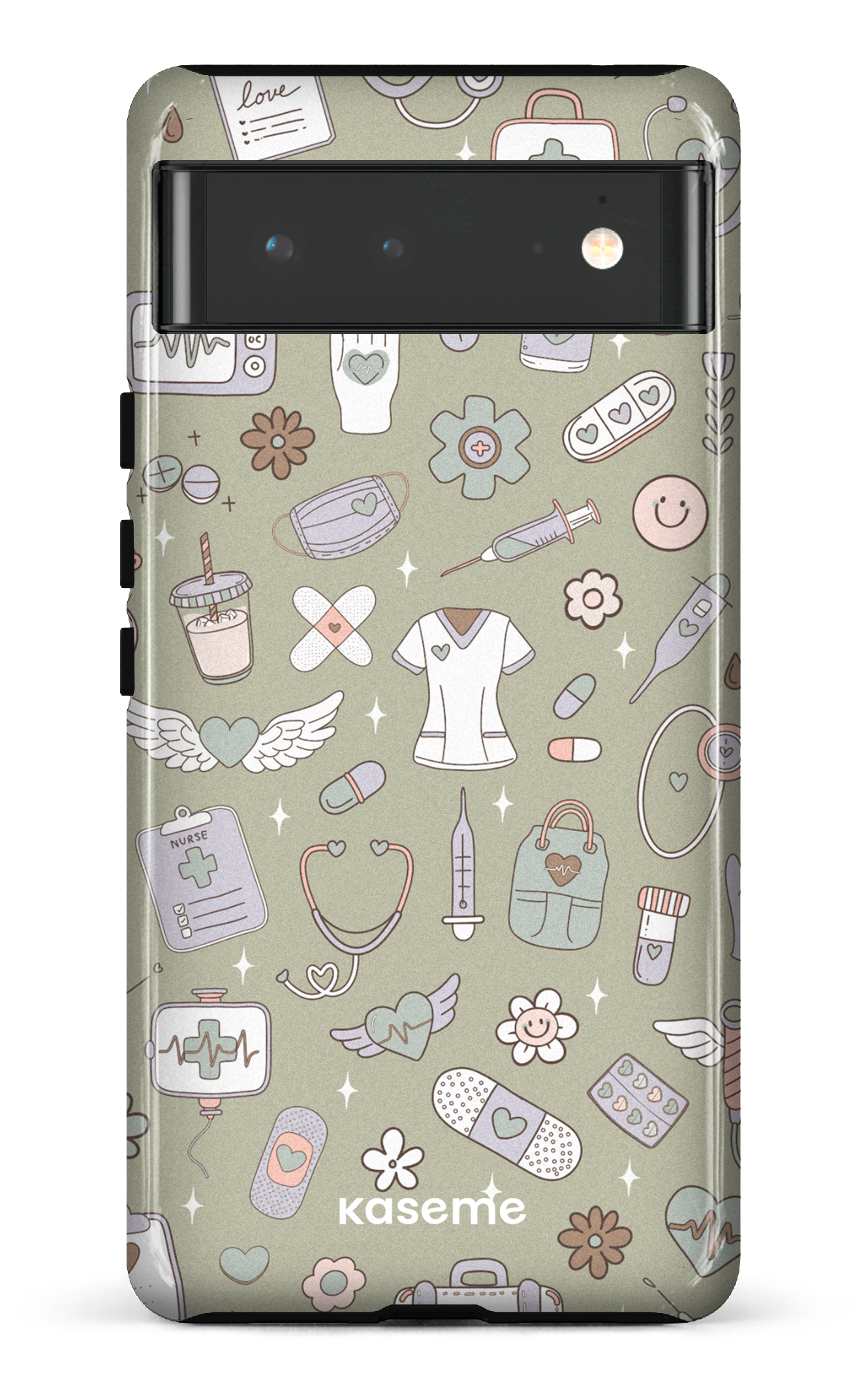 Google Pixel 6 Tough Code Green -