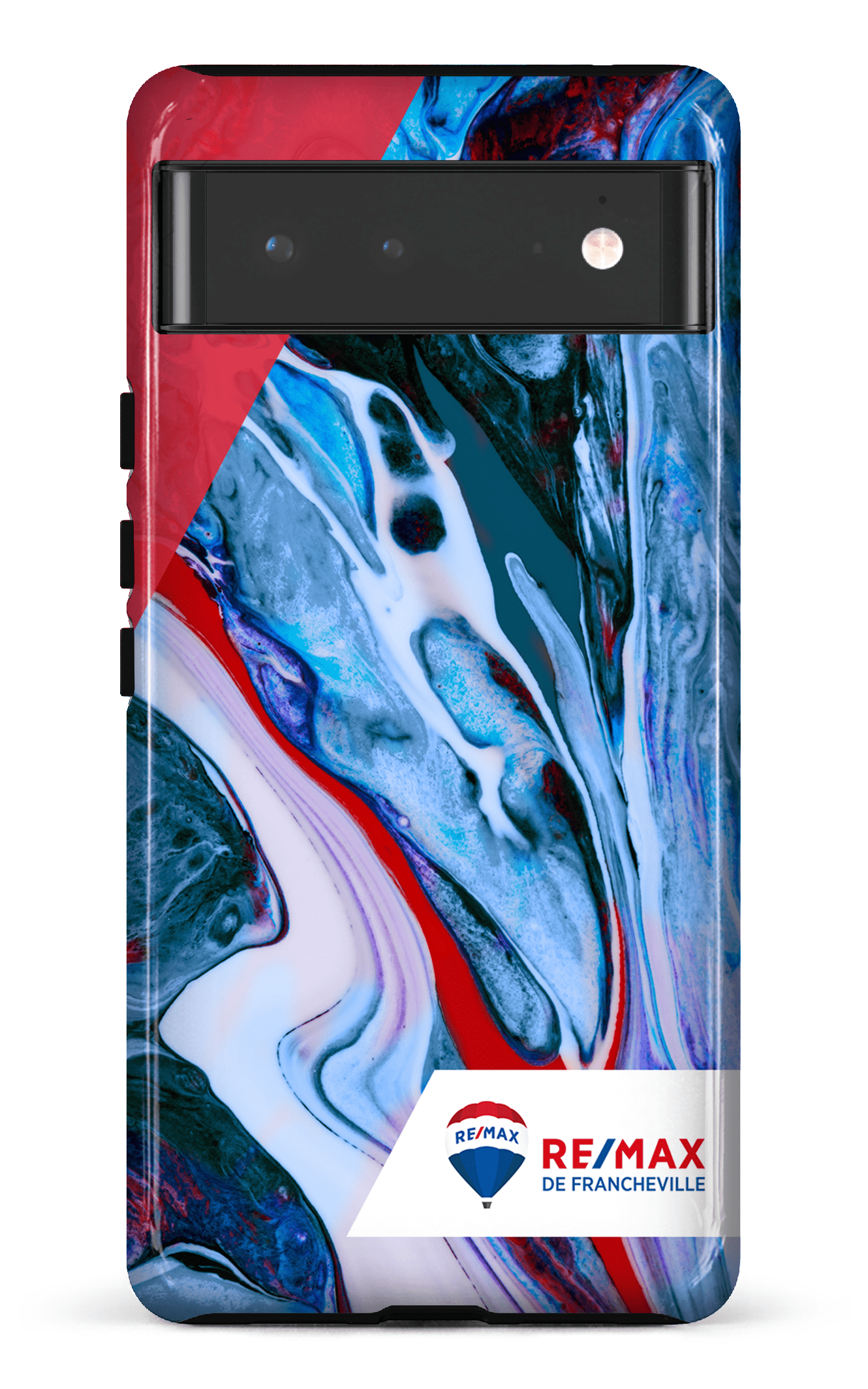 Google Pixel 6 Tough Peinture marbrée claire de Francheville -