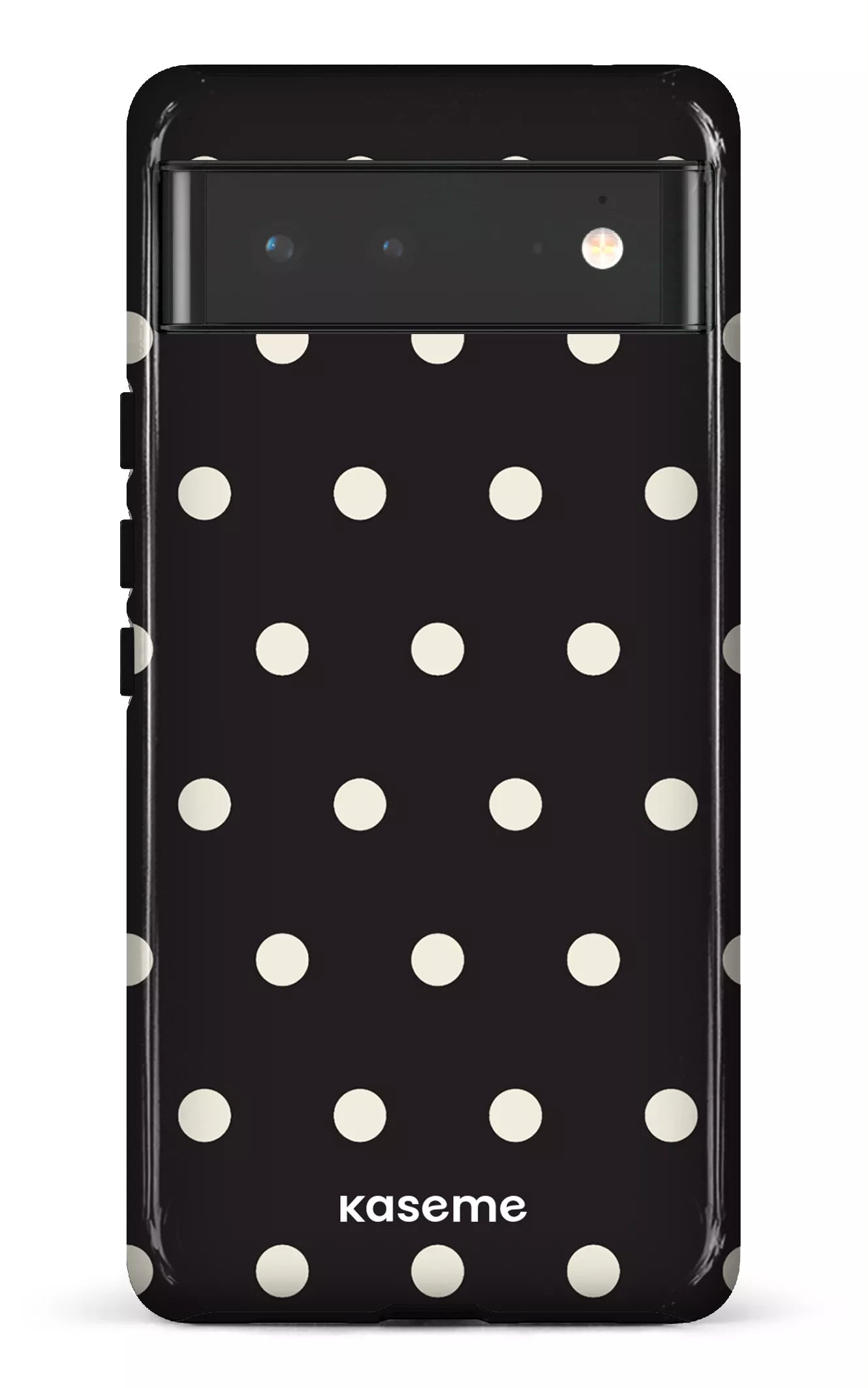Google Pixel 6 Tough Polka Black -