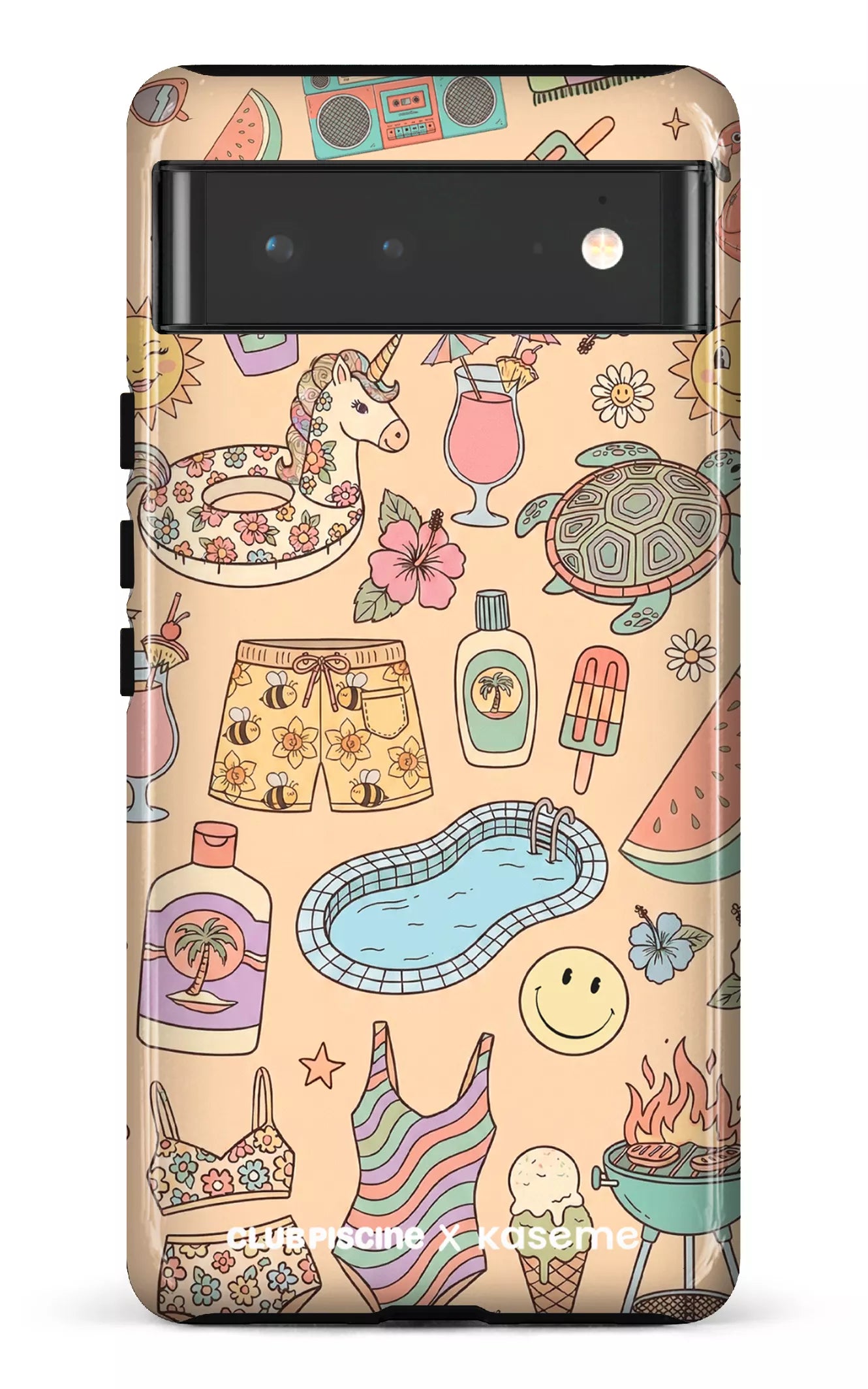Google Pixel 6 Tough Summer Icon by Club Piscine -