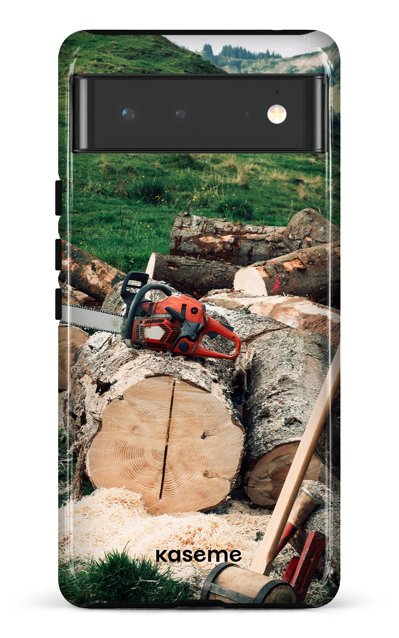Google Pixel 6 Tough Timber Cut -