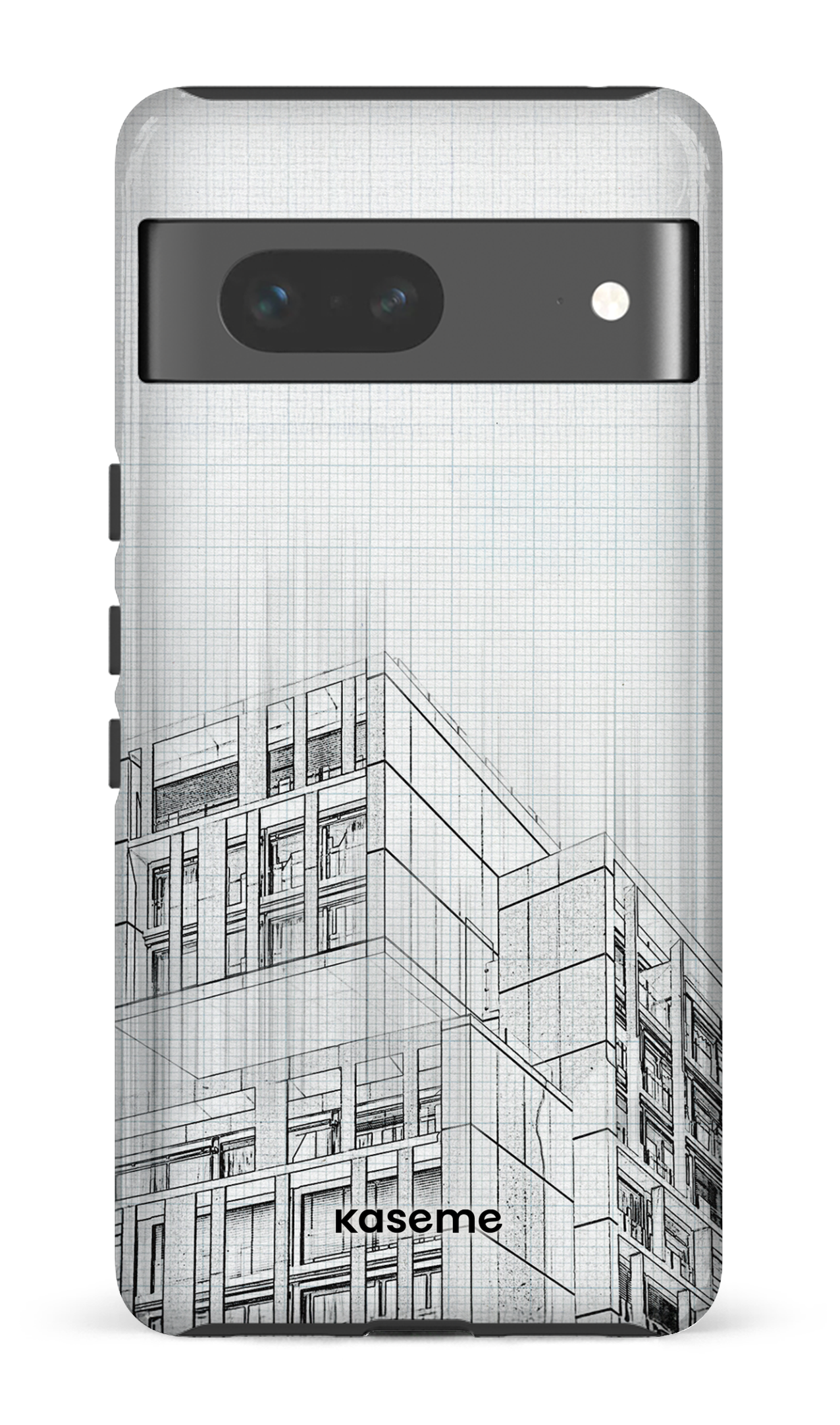 Google Pixel 7 Tough Gloss Blueprint -