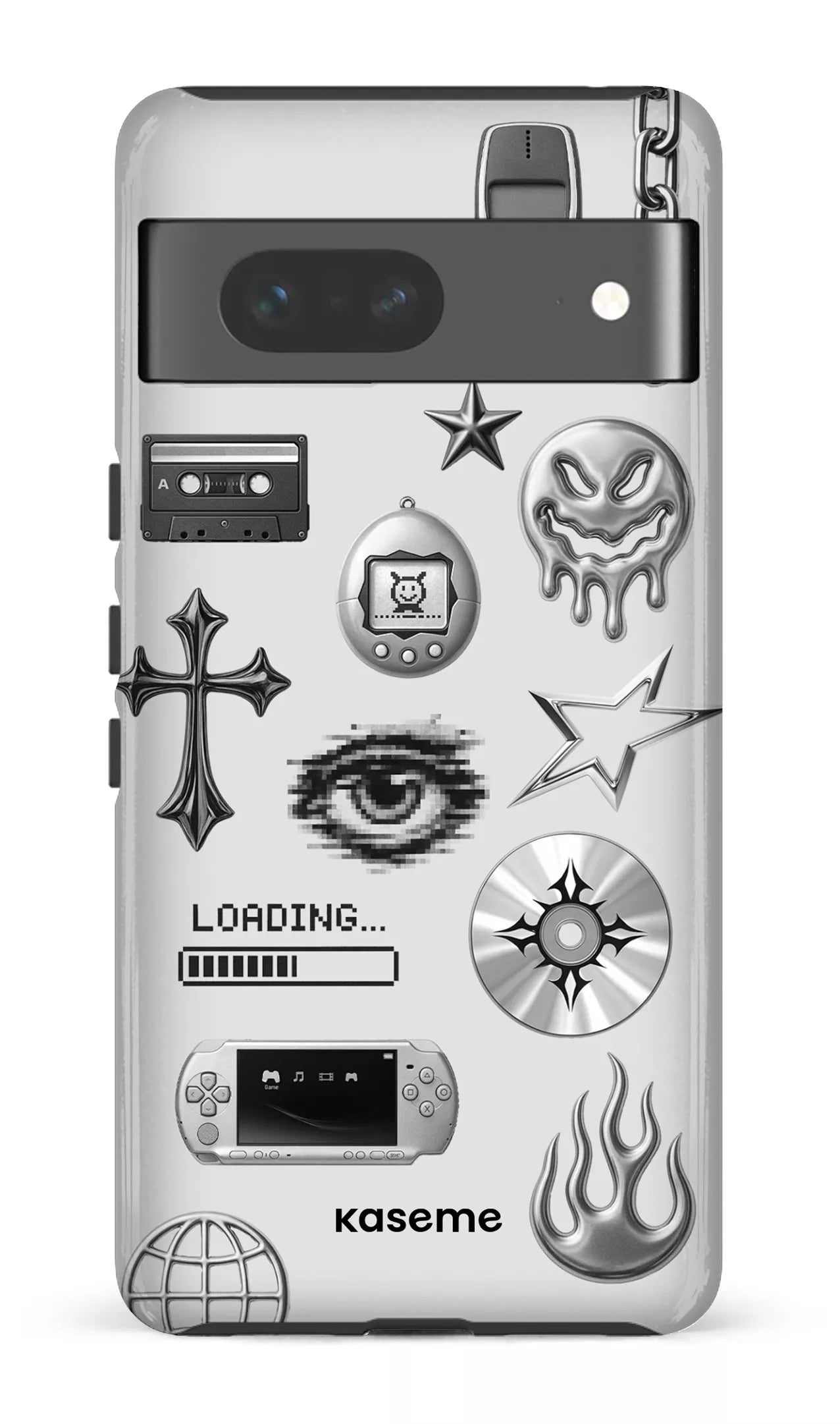 Google Pixel 7 Tough Gloss Chrome -