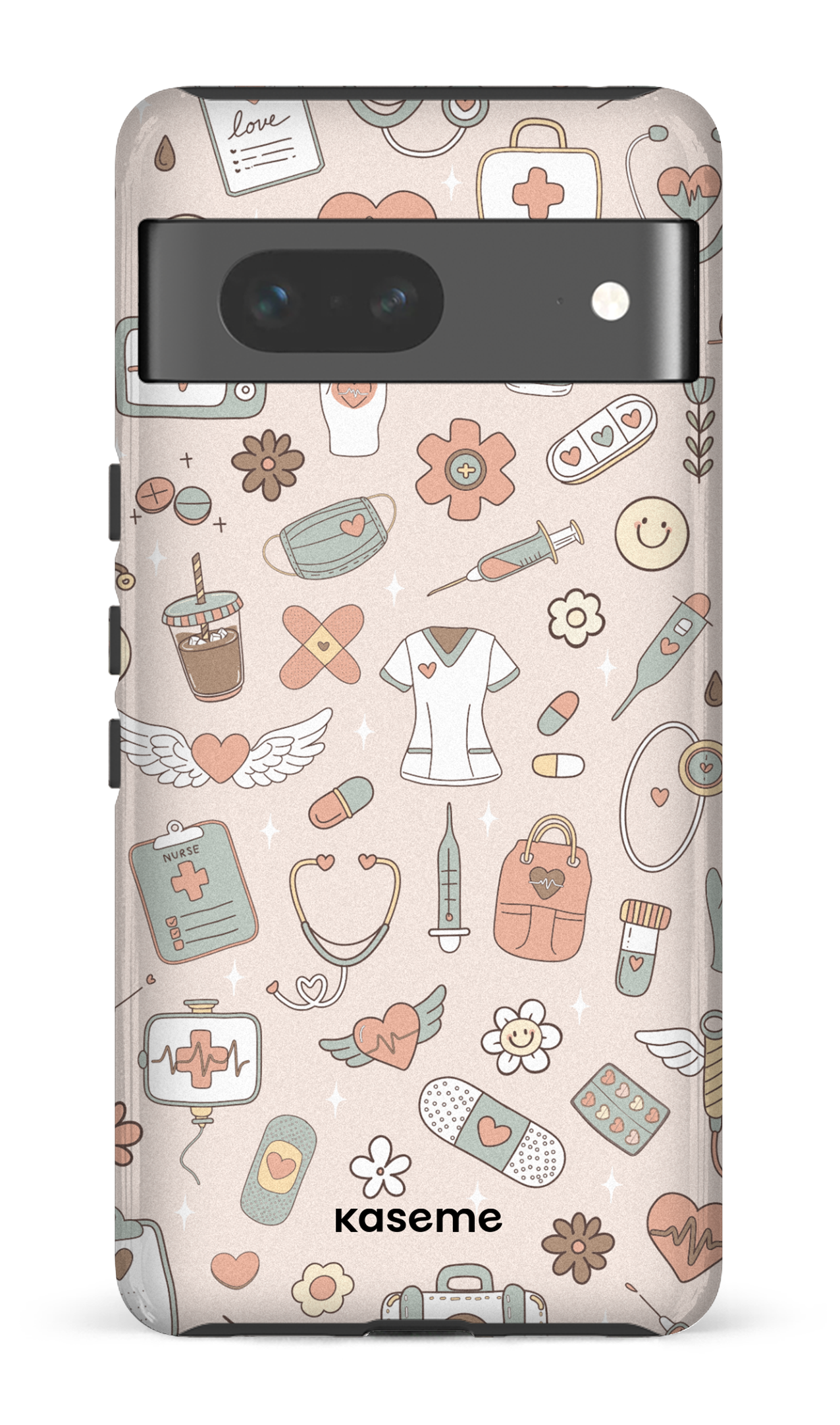 Google Pixel 7 Tough Gloss Code Beige -