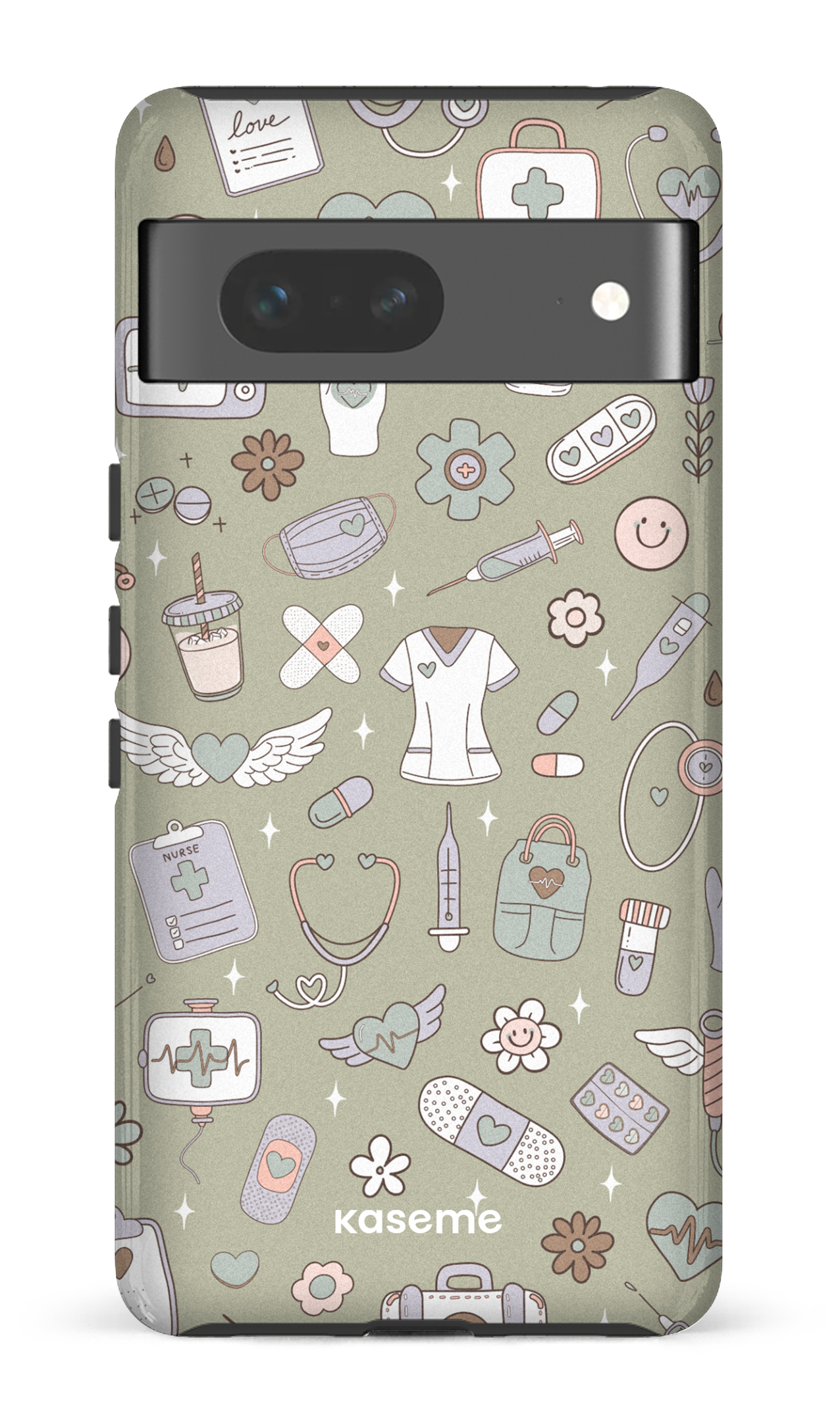 Google Pixel 7 Tough Gloss Code Green -