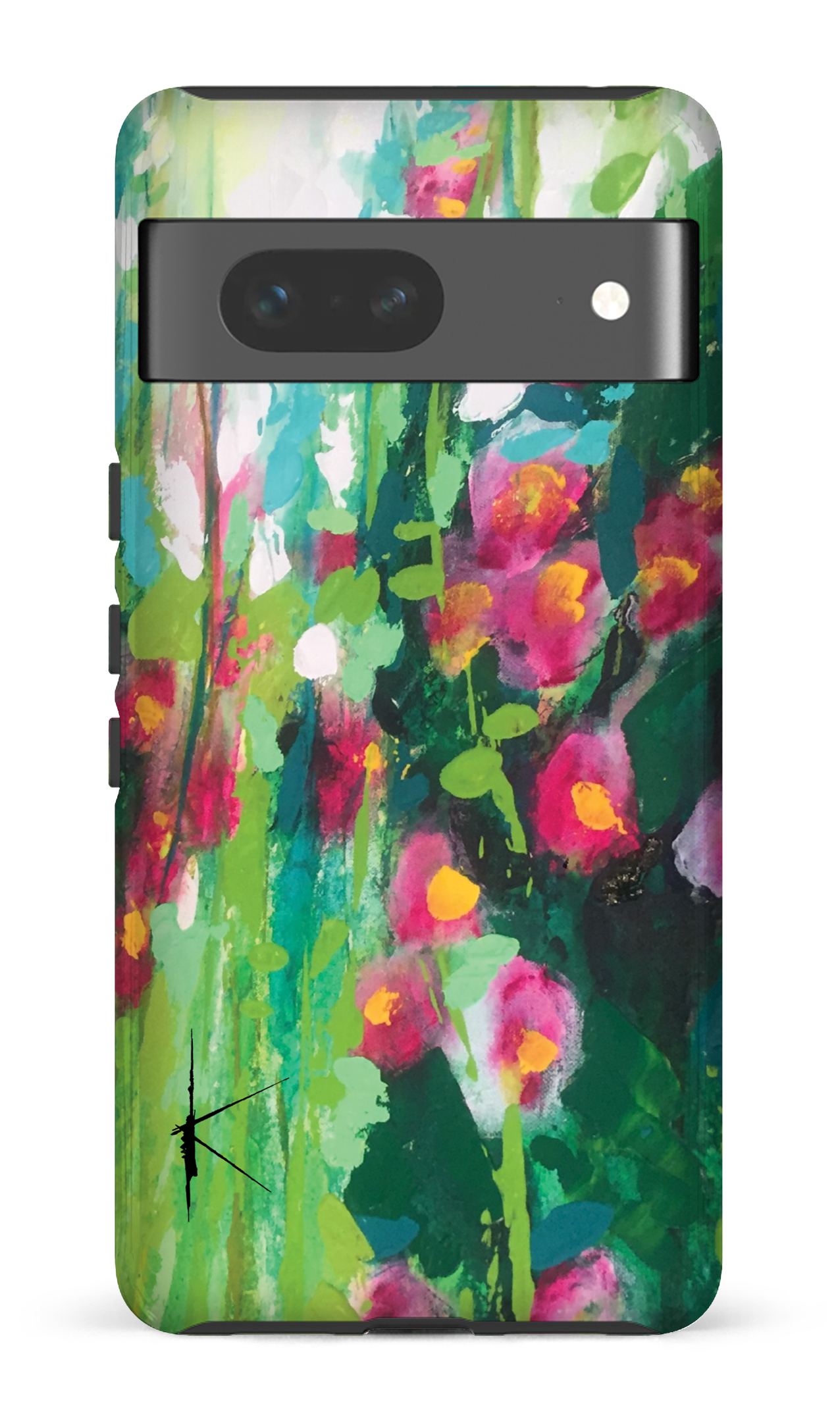 Google Pixel 7 Tough Gloss La Rose Trémière par Kristine Girard -