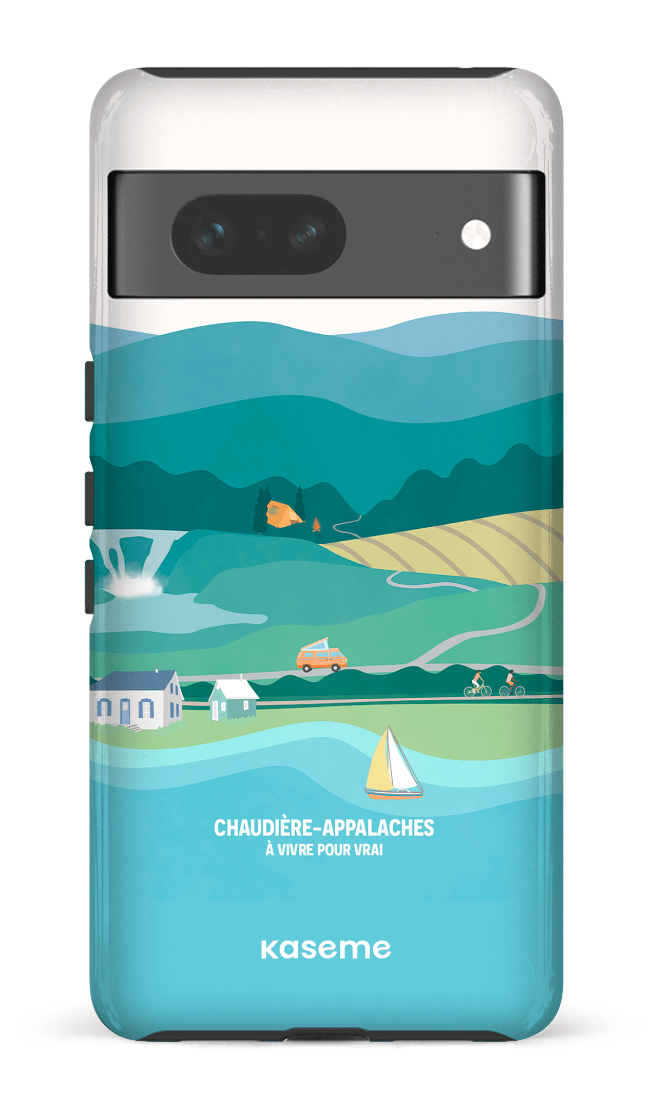 Google Pixel 7 Tough Gloss Paysage par TCA -