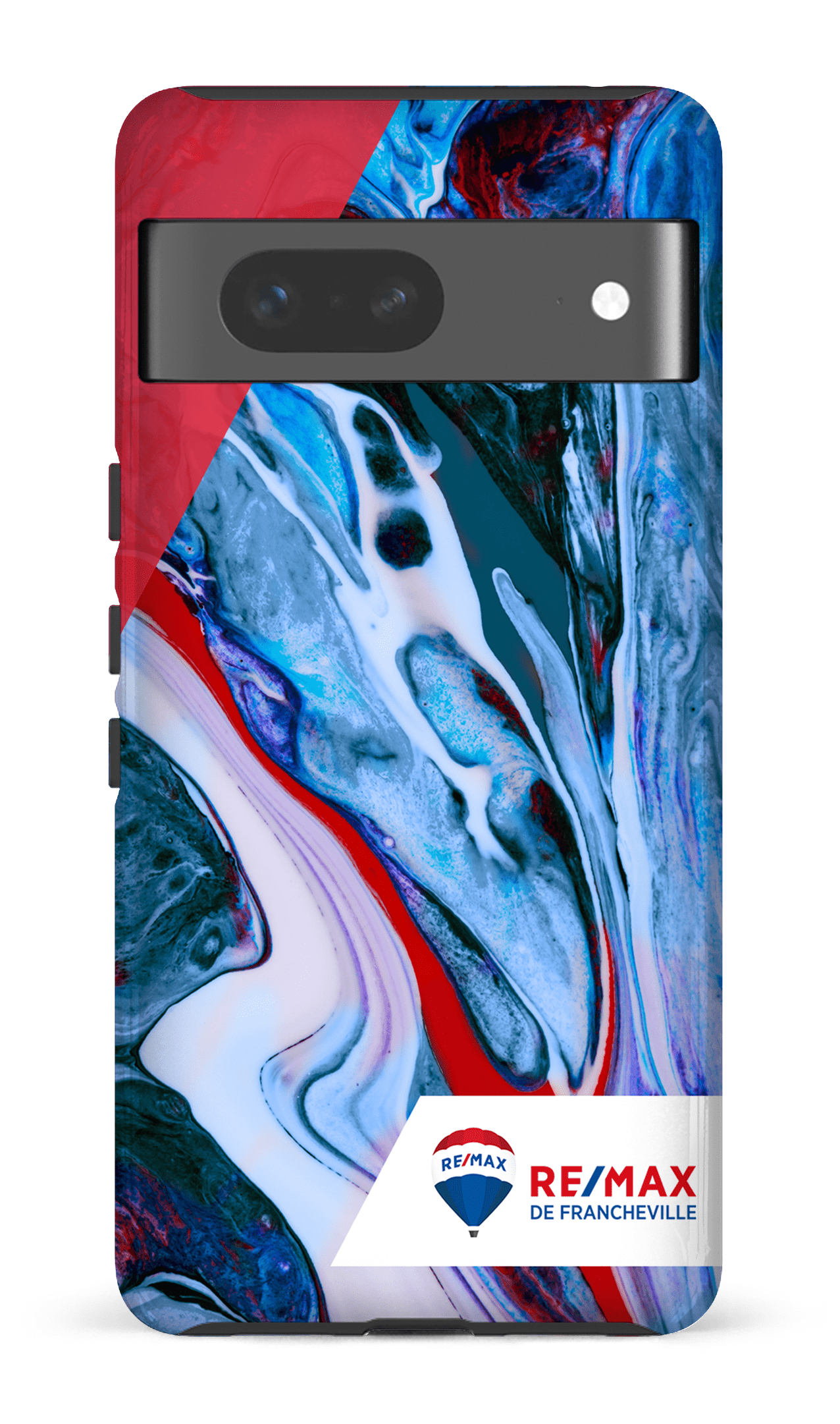 Google Pixel 7 Tough Gloss Peinture marbrée claire de Francheville -