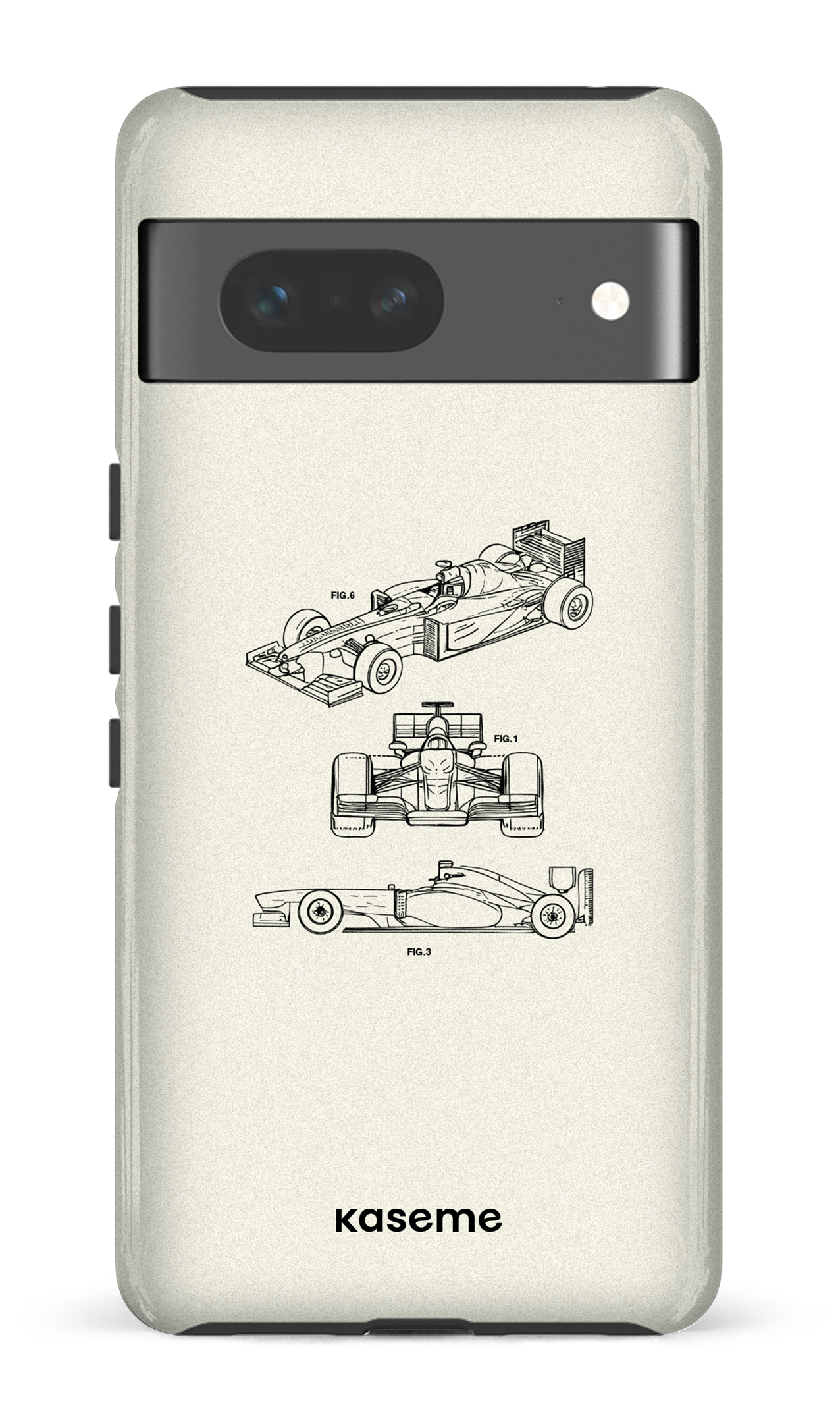 Google Pixel 7 Tough Gloss Sport Car White -