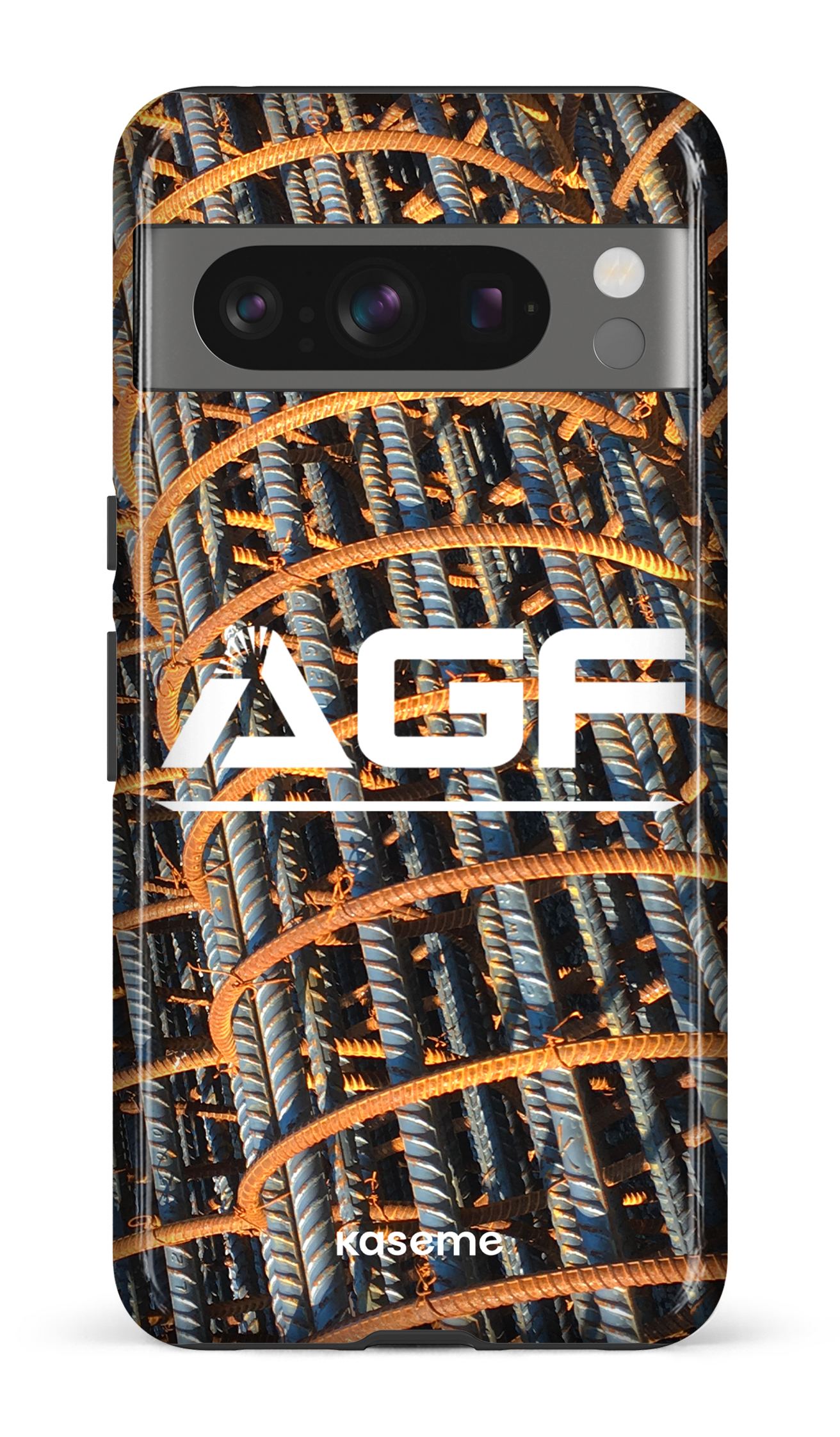 Google Pixel 8 Pro Tough Gloss AGF Acier -