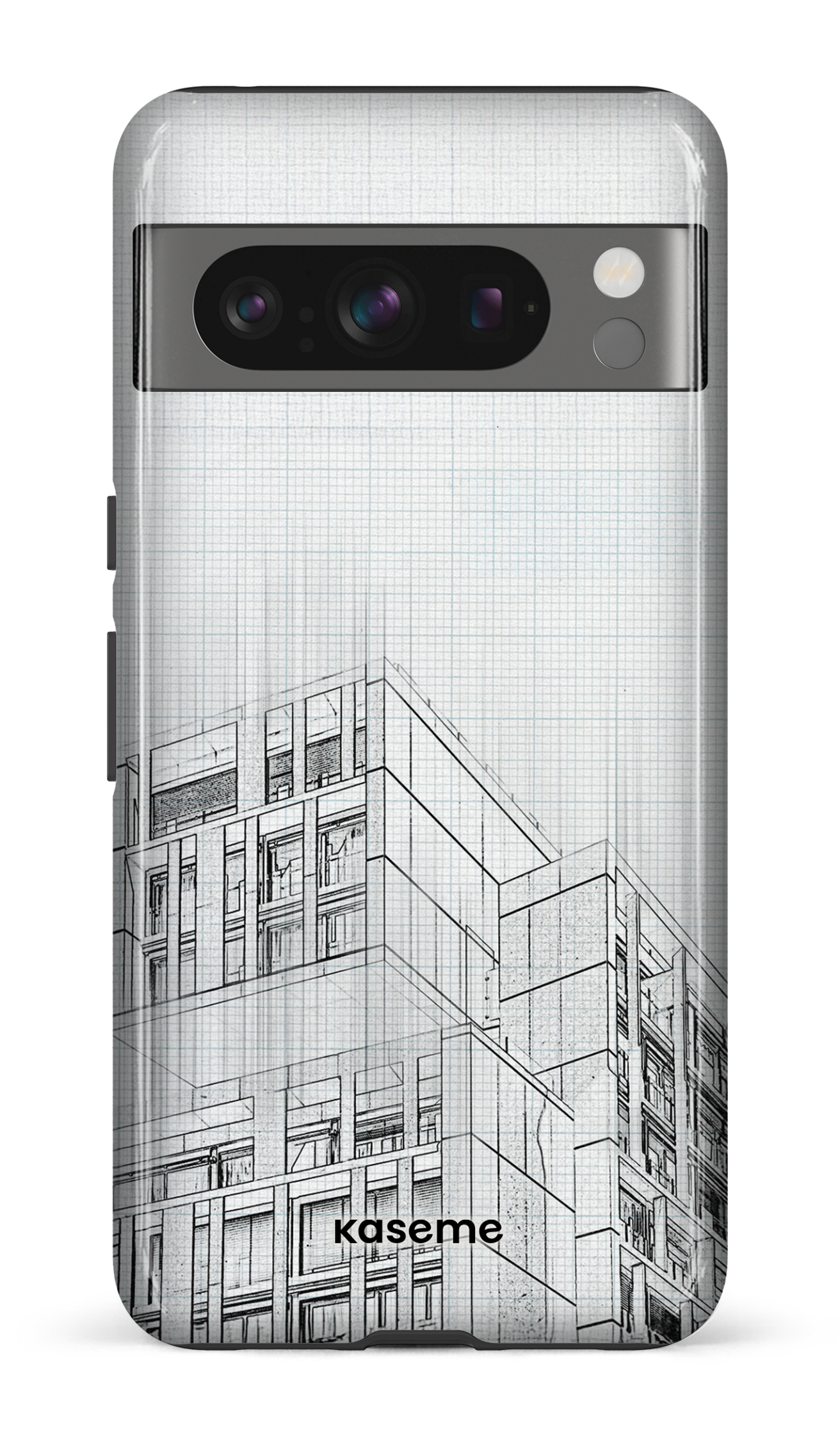 Google Pixel 8 Pro Tough Gloss Blueprint -