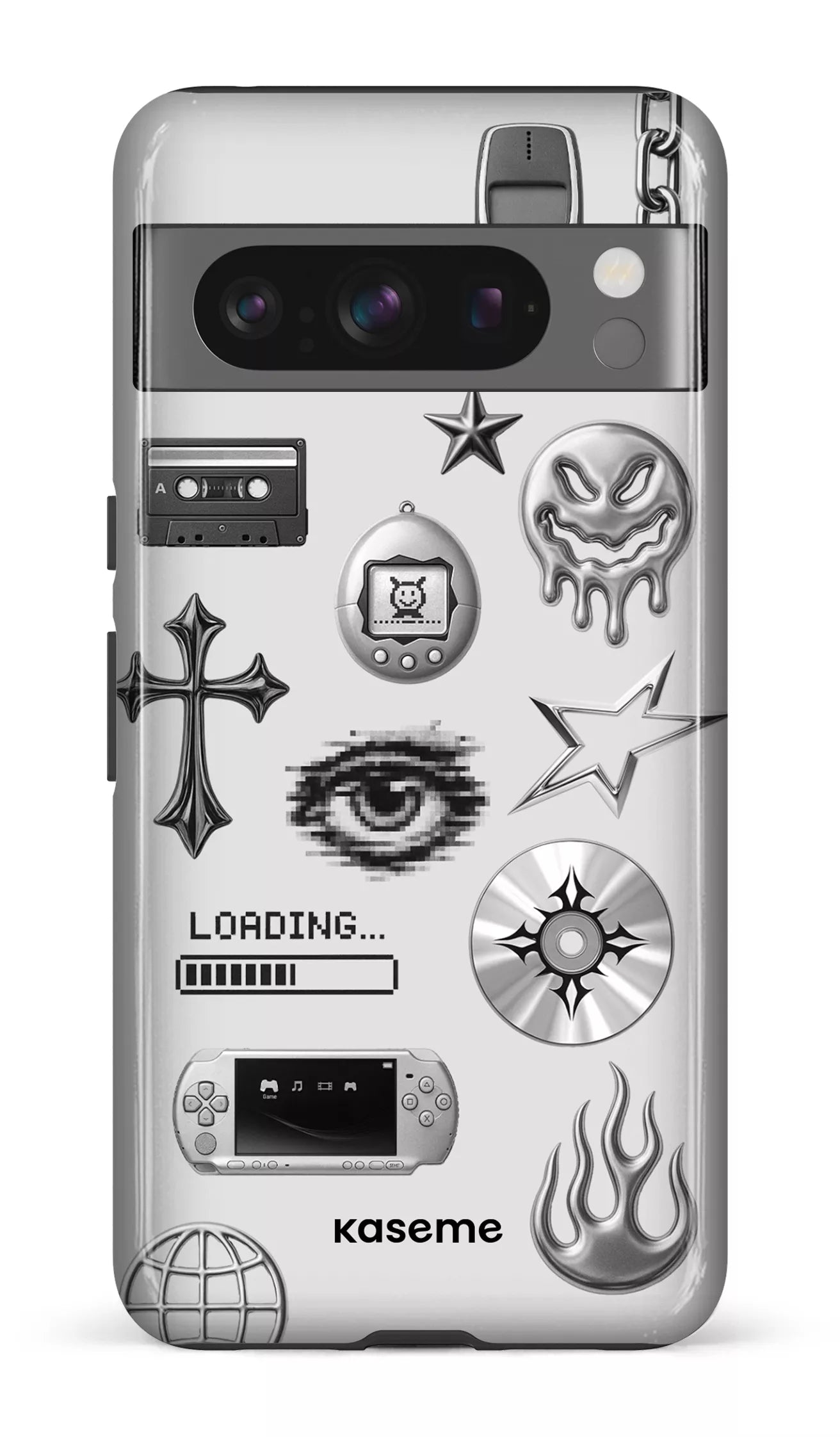 Google Pixel 8 Pro Tough Gloss Chrome -