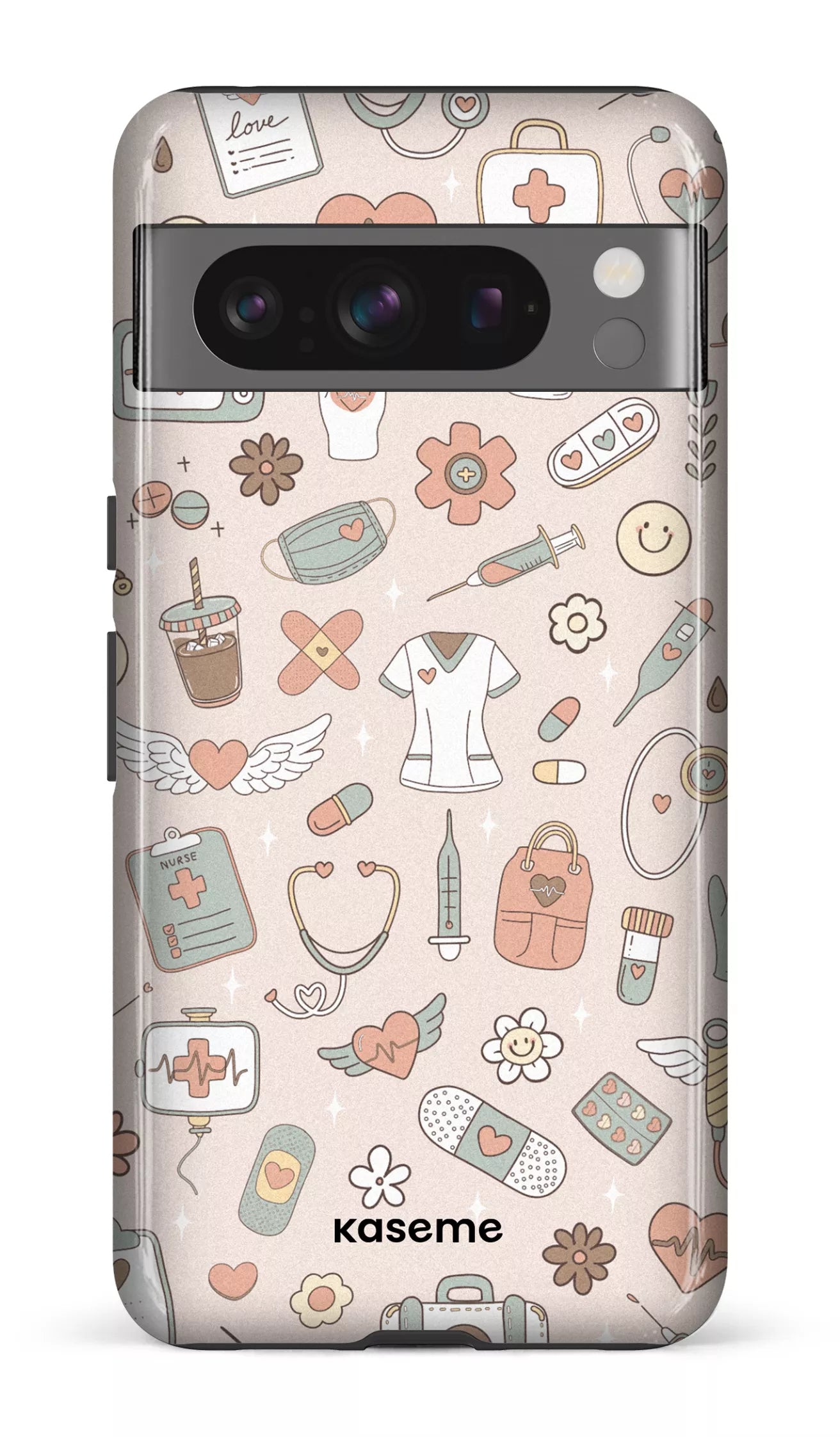 Google Pixel 8 Pro Tough Gloss Code Beige -