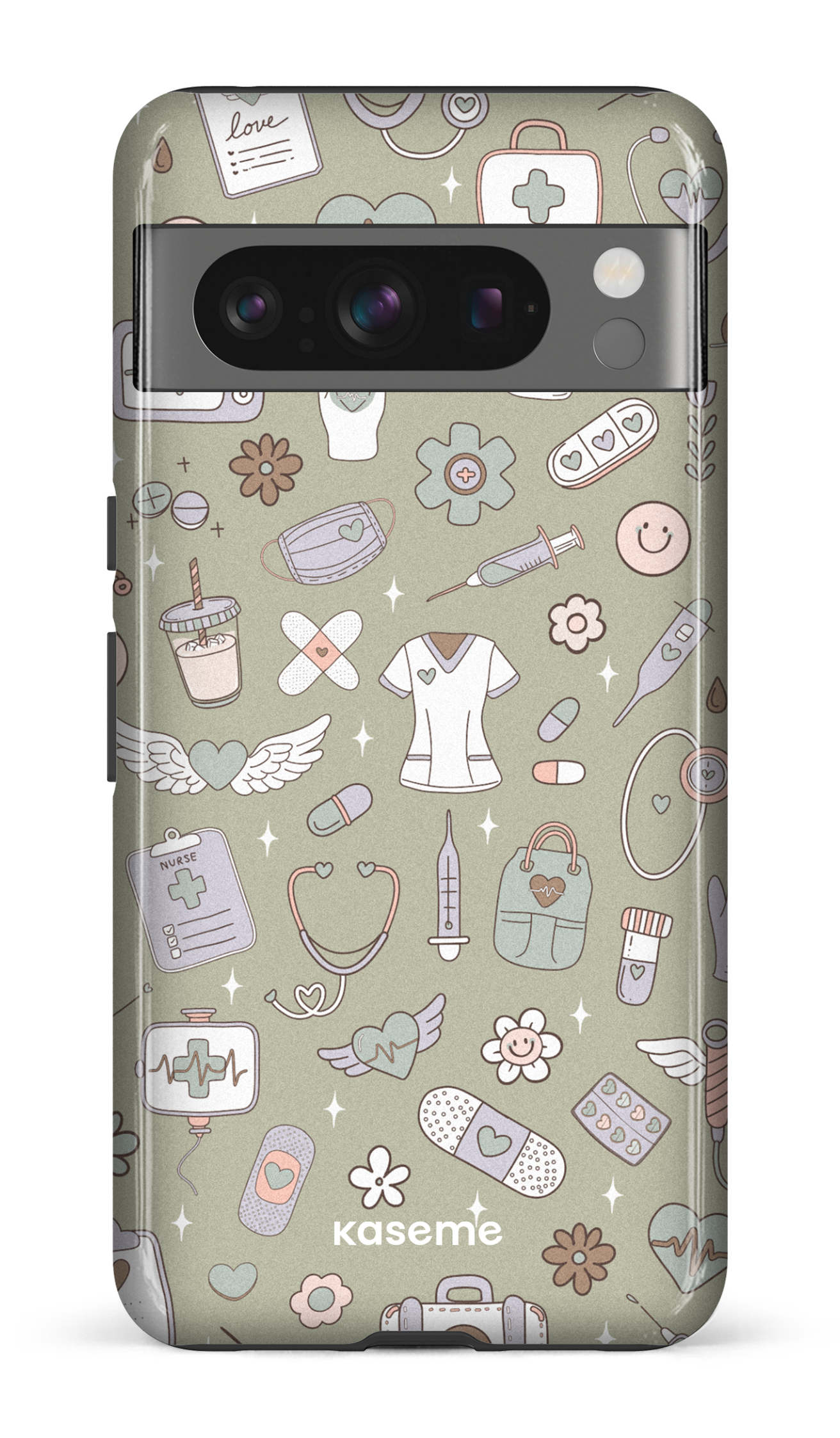 Google Pixel 8 Pro Tough Gloss Code Green -
