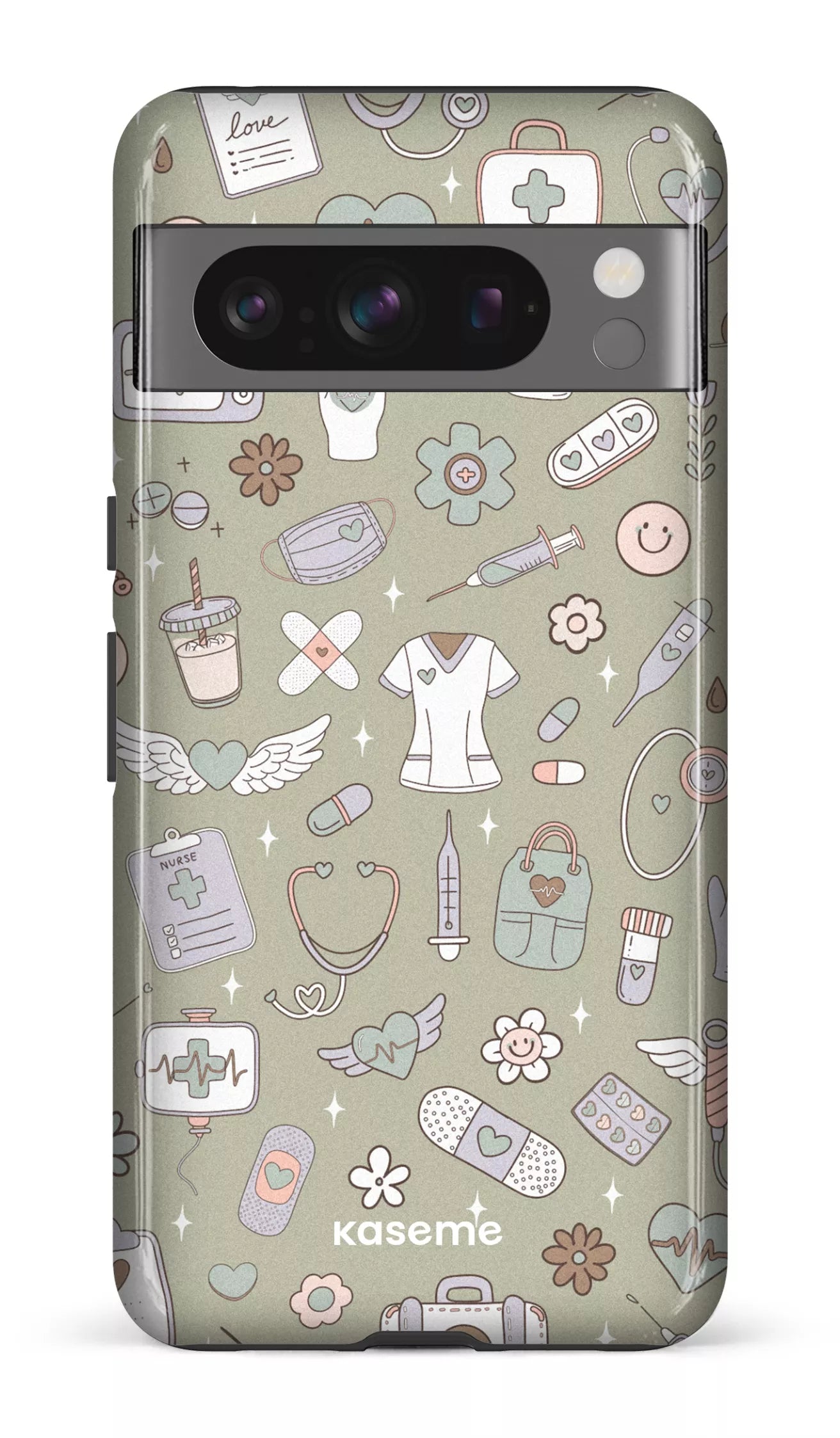 Google Pixel 8 Pro Tough Gloss Code Green -