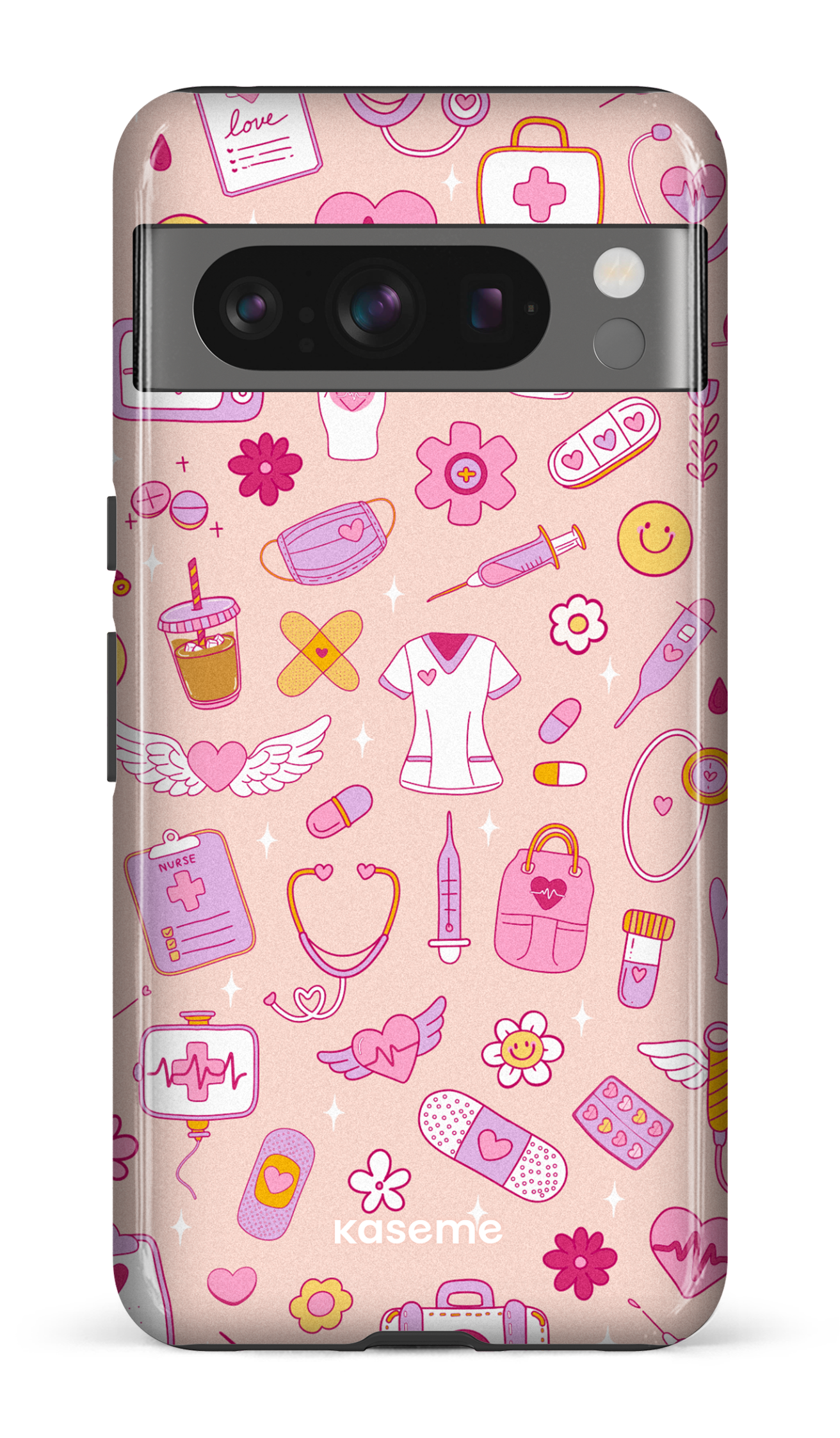 Google Pixel 8 Pro Tough Gloss Code Pink -