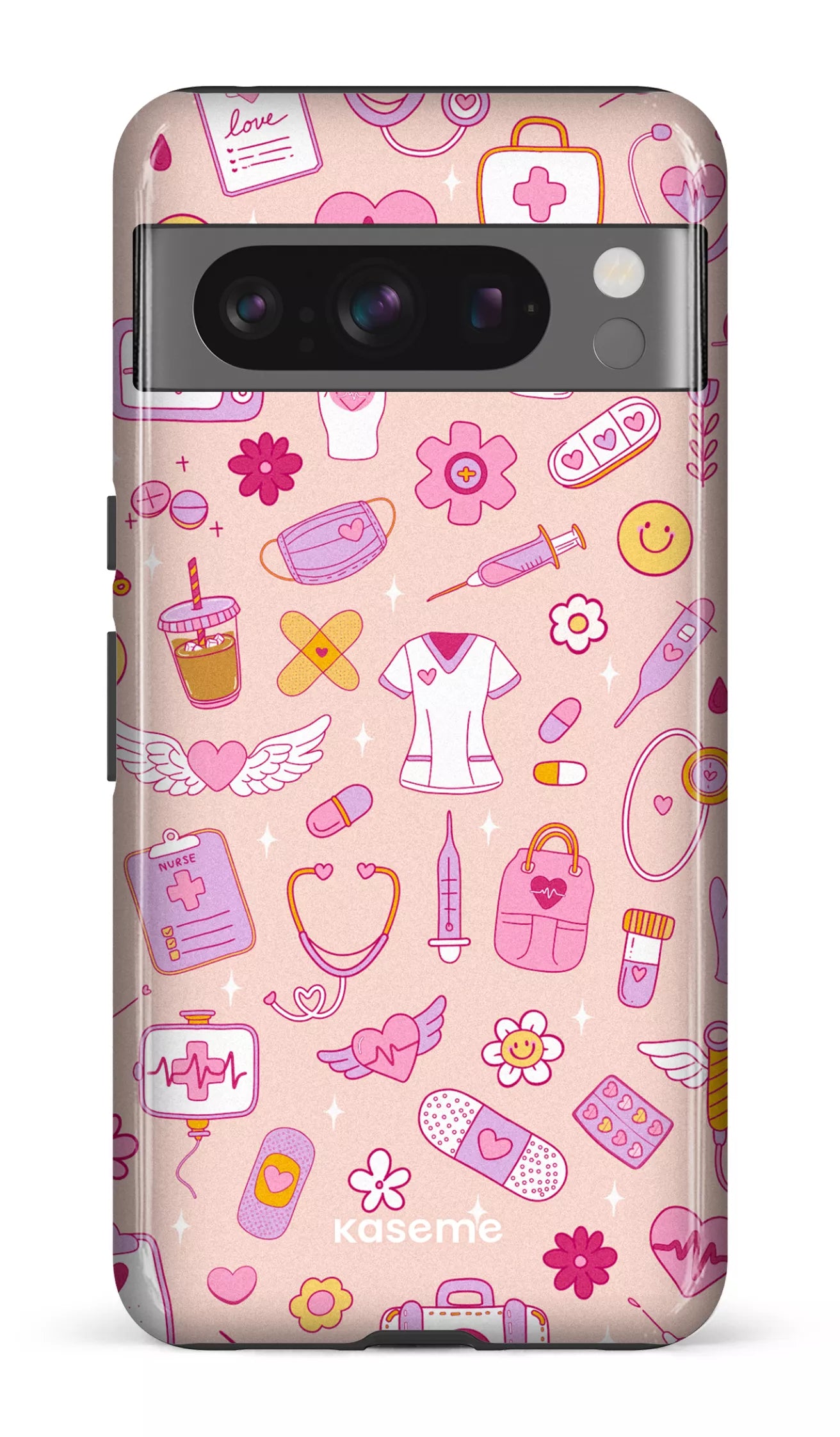 Google Pixel 8 Pro Tough Gloss Code Pink -