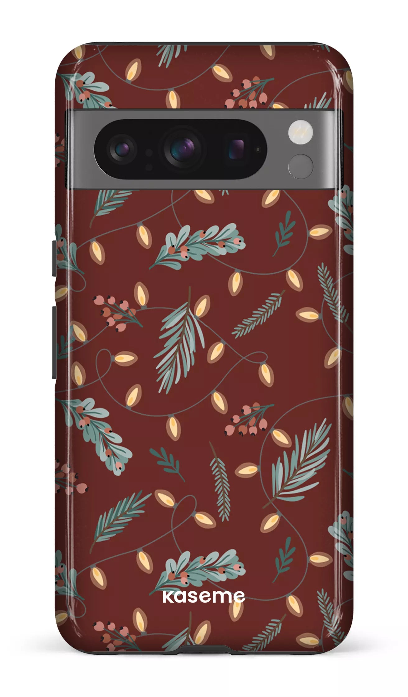 Google Pixel 8 Pro Tough Gloss Cozy winter night red -