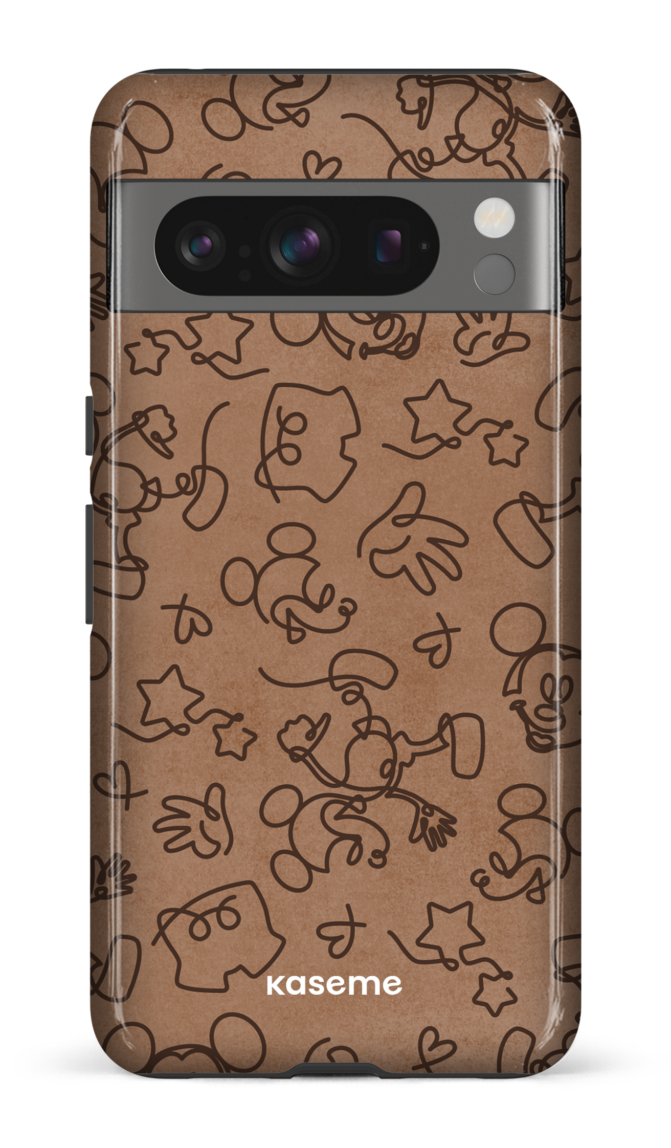 Google Pixel 8 Pro Tough Gloss Doodle Mocha -