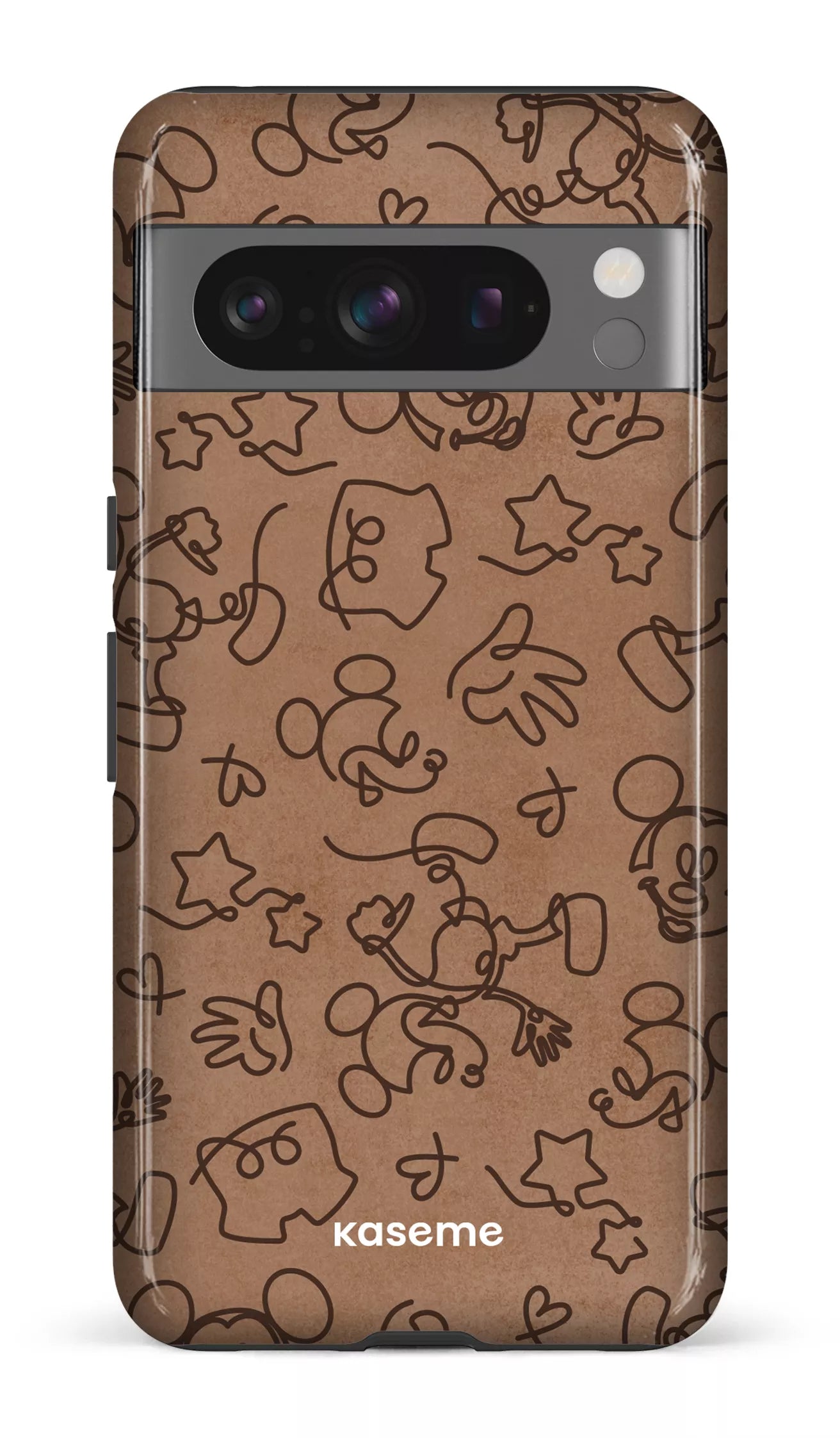 Google Pixel 8 Pro Tough Gloss Doodle Mocha -