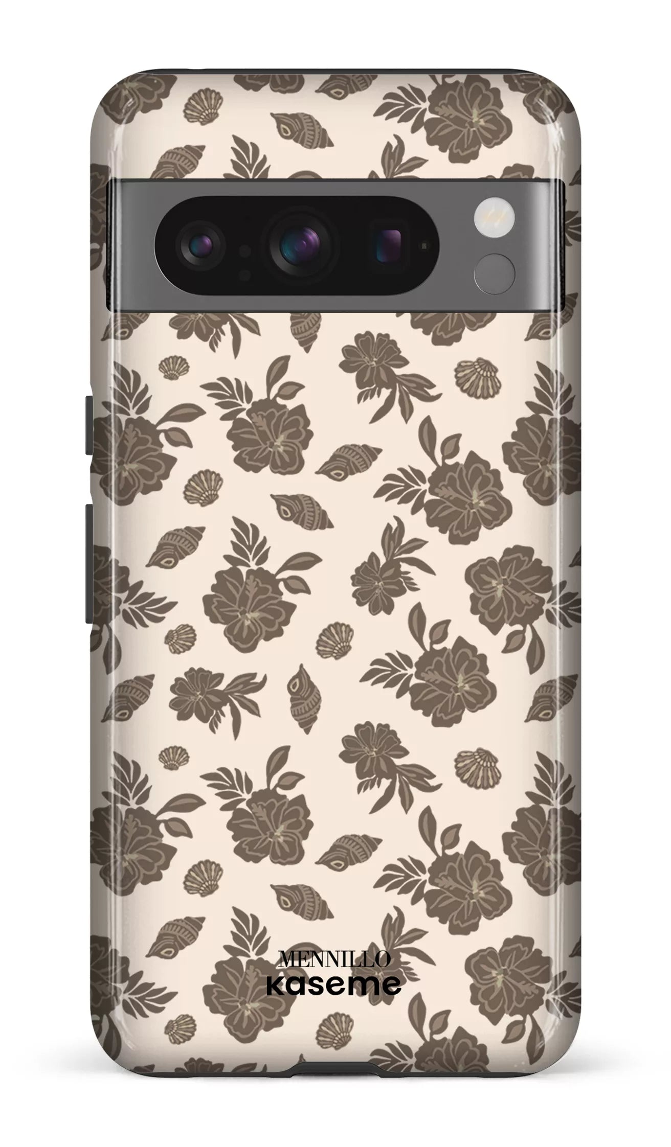 Google Pixel 8 Pro Tough Gloss Floral Brown by Mennillo -