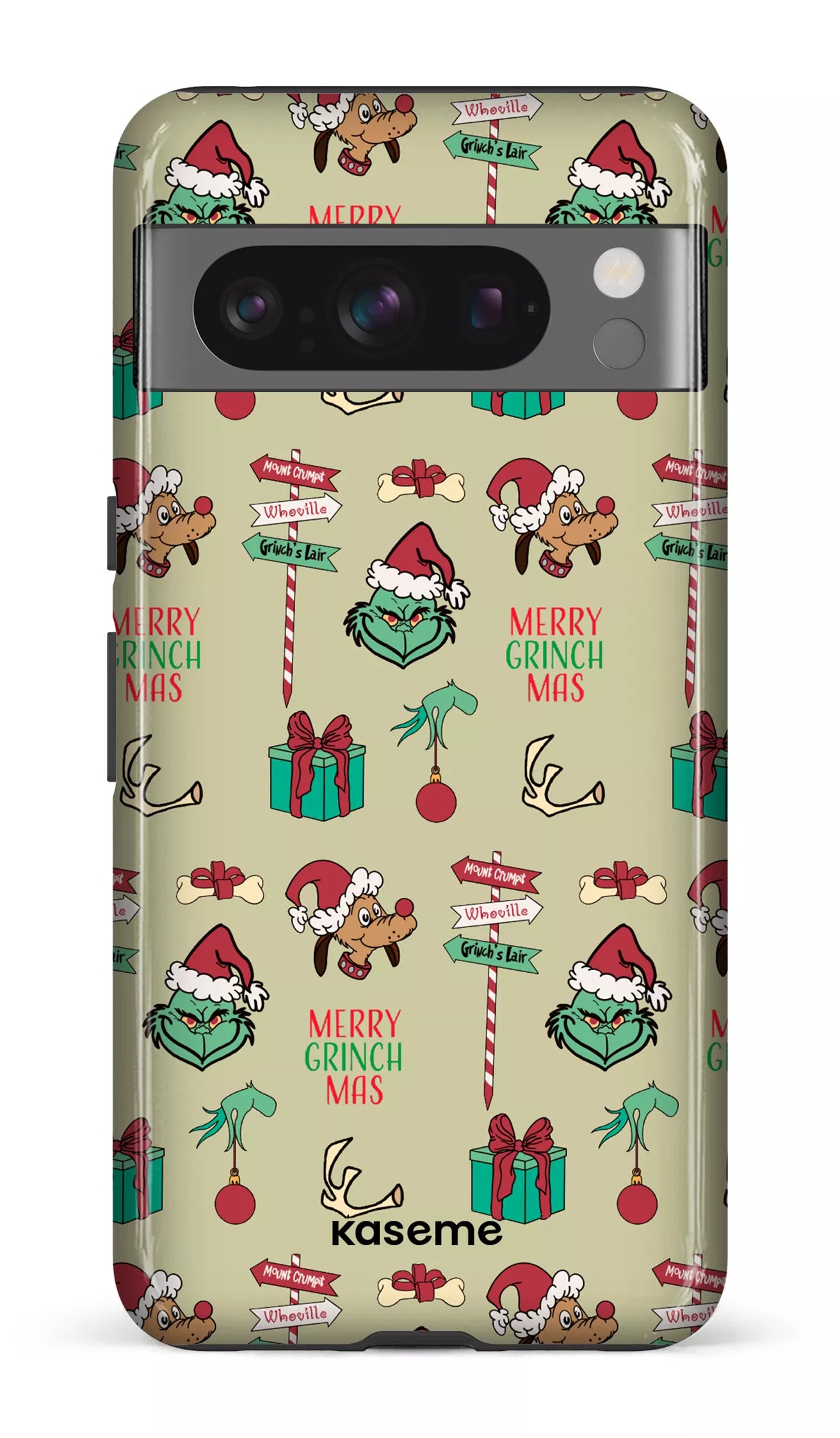 Google Pixel 8 Pro Tough Gloss Grinchmas -