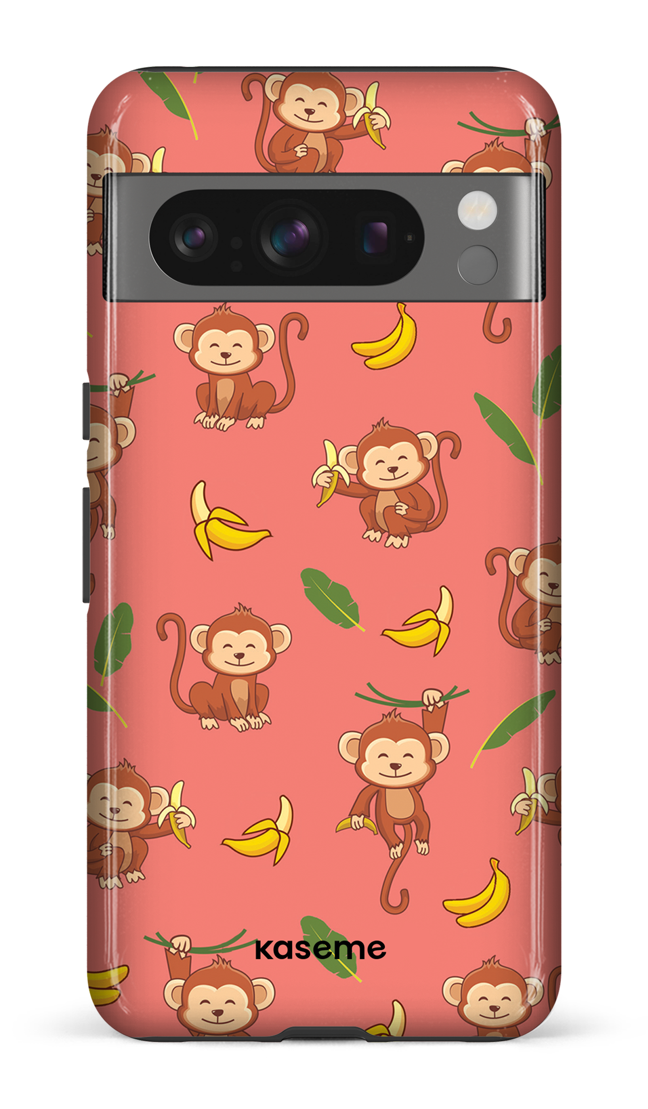 Google Pixel 8 Pro Tough Gloss Happy Monkey red -