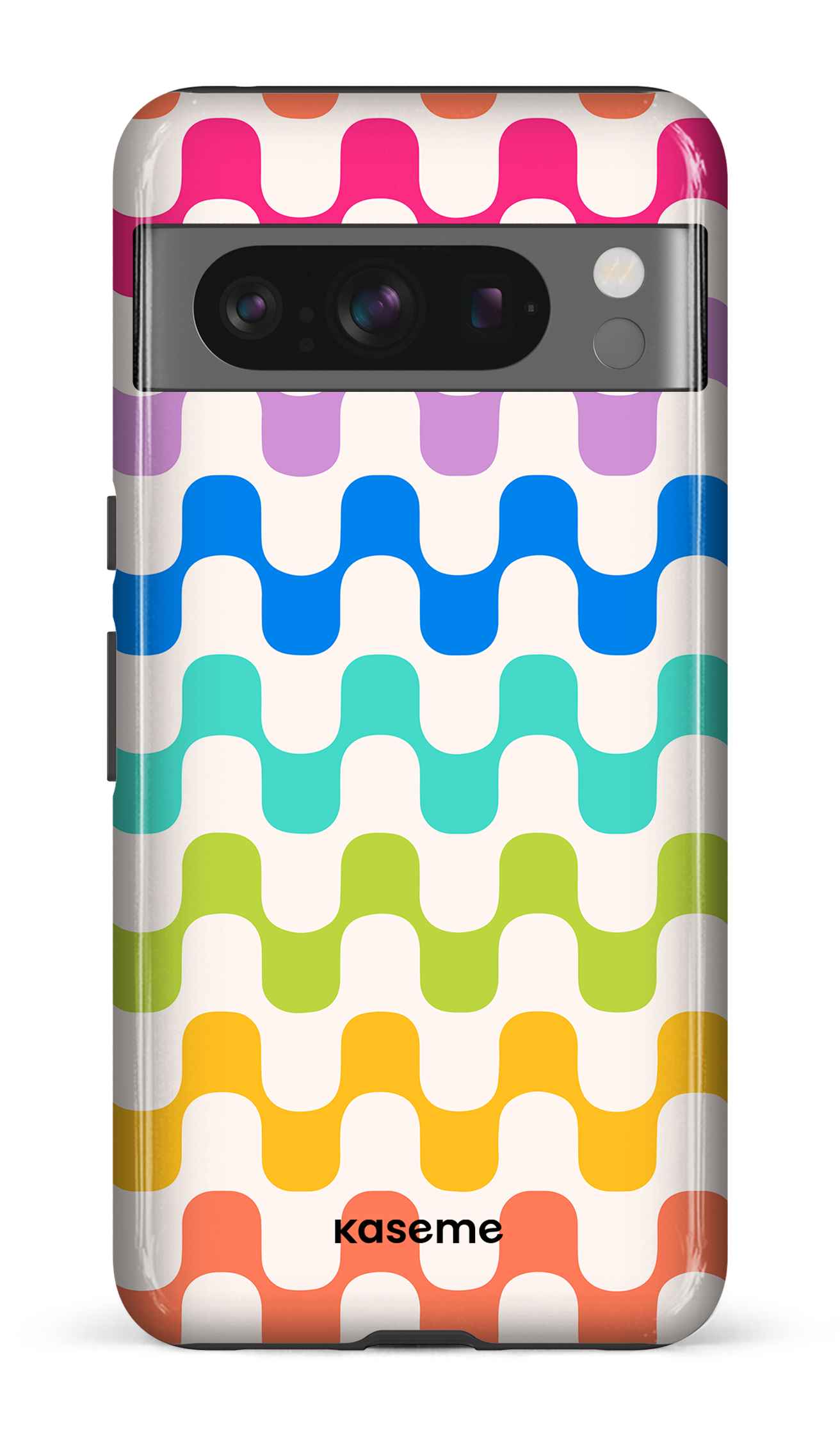 Google Pixel 8 Pro Tough Gloss Hippy Rainbow -