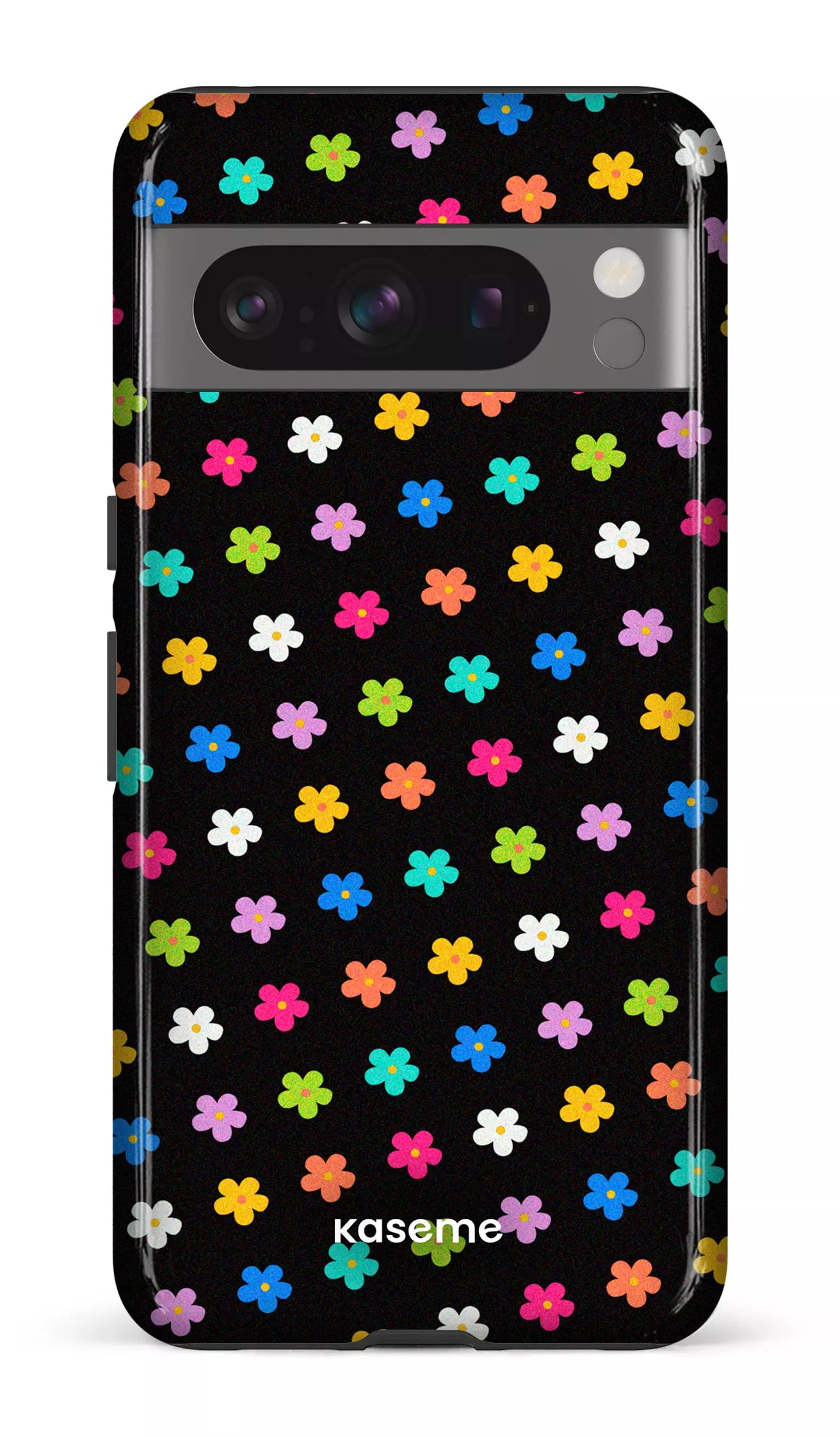 Google Pixel 8 Pro Tough Gloss Joyful Flowers Black -