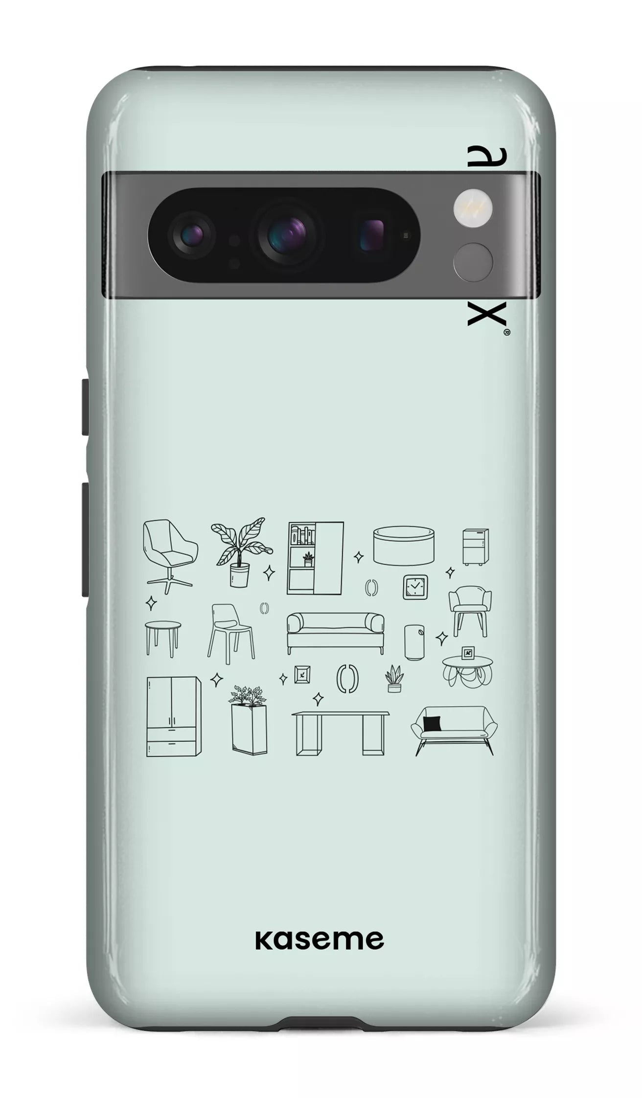 Google Pixel 8 Pro Tough Gloss L'essentiel menthe par Artopex -