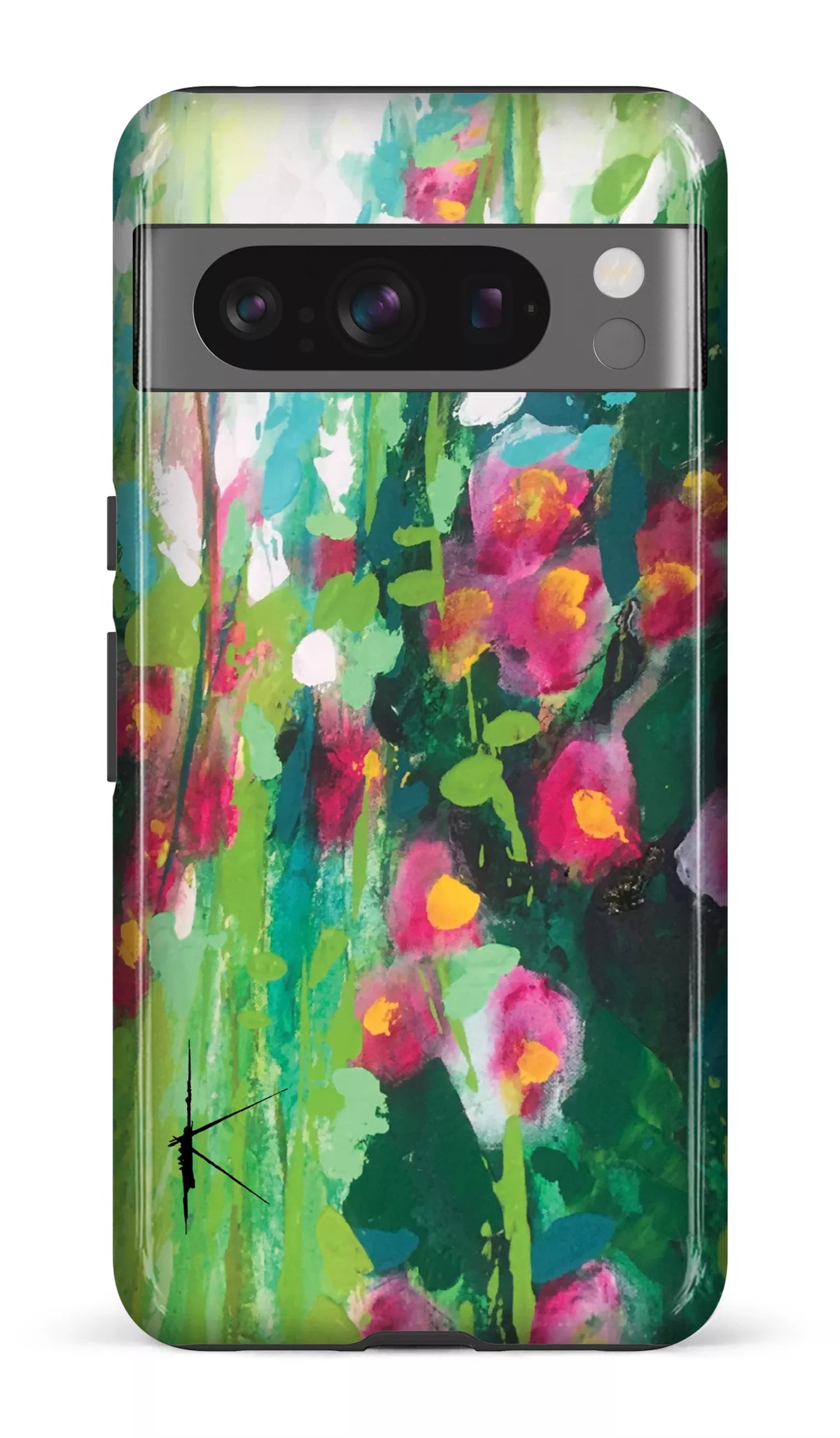 Google Pixel 8 Pro Tough Gloss La Rose Trémière par Kristine Girard -