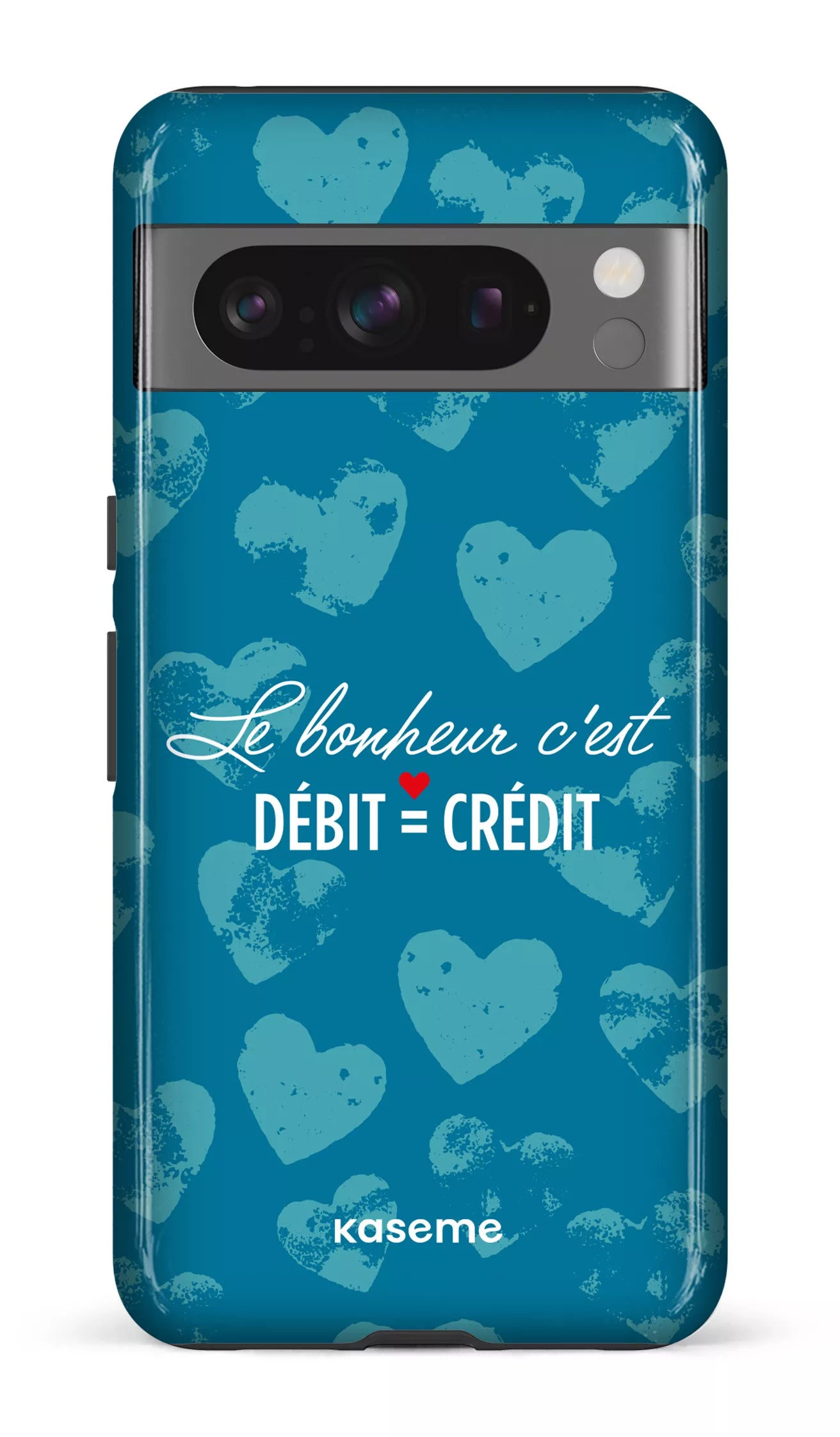 Google Pixel 8 Pro Tough Gloss Le bonheur c'est débit = crédit -