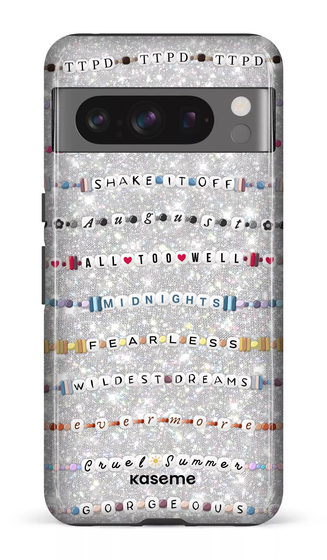 Google Pixel 8 Pro Tough Gloss Love Story Glitter -