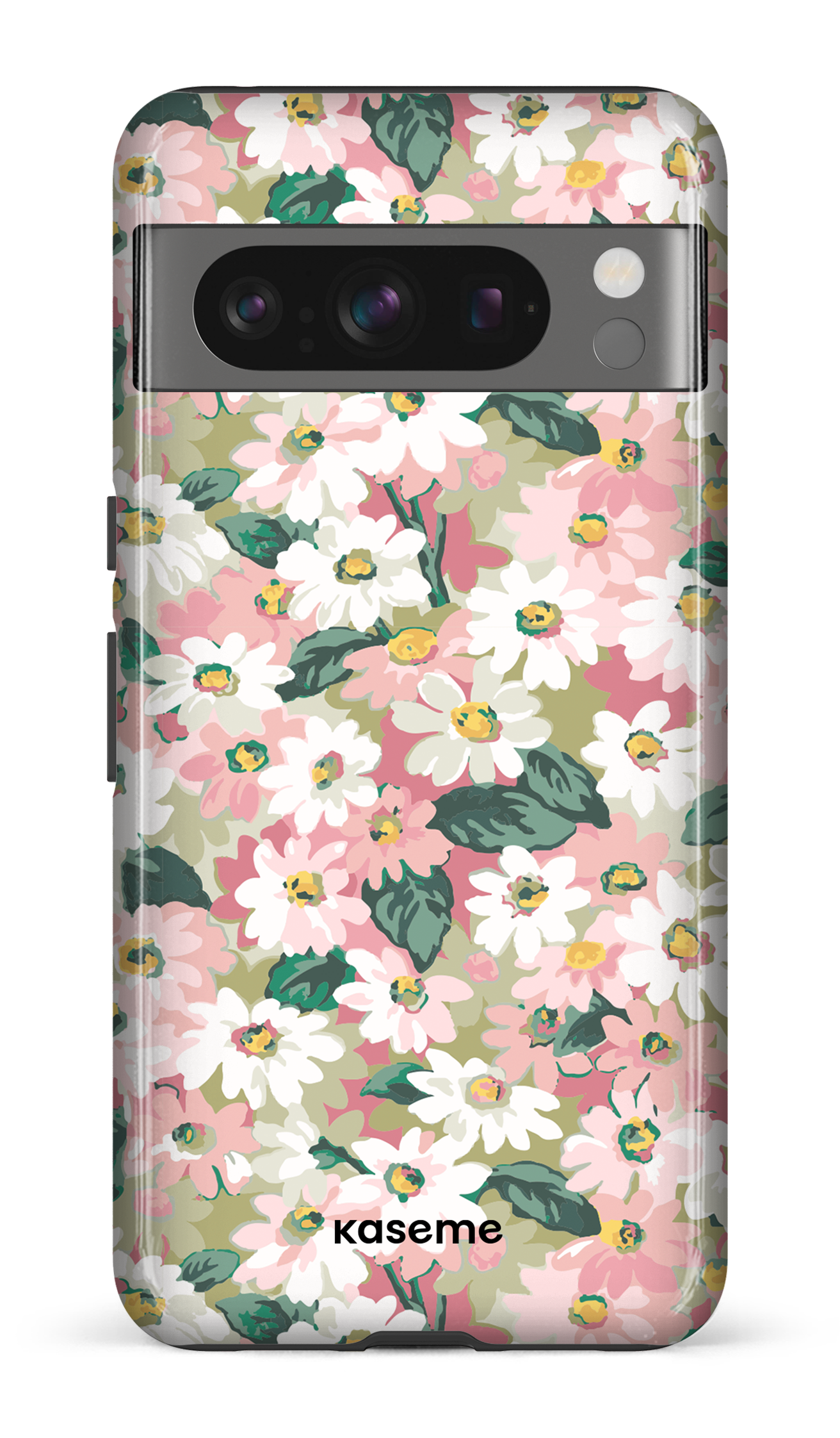 Google Pixel 8 Pro Tough Gloss Mosaic of blooms green -